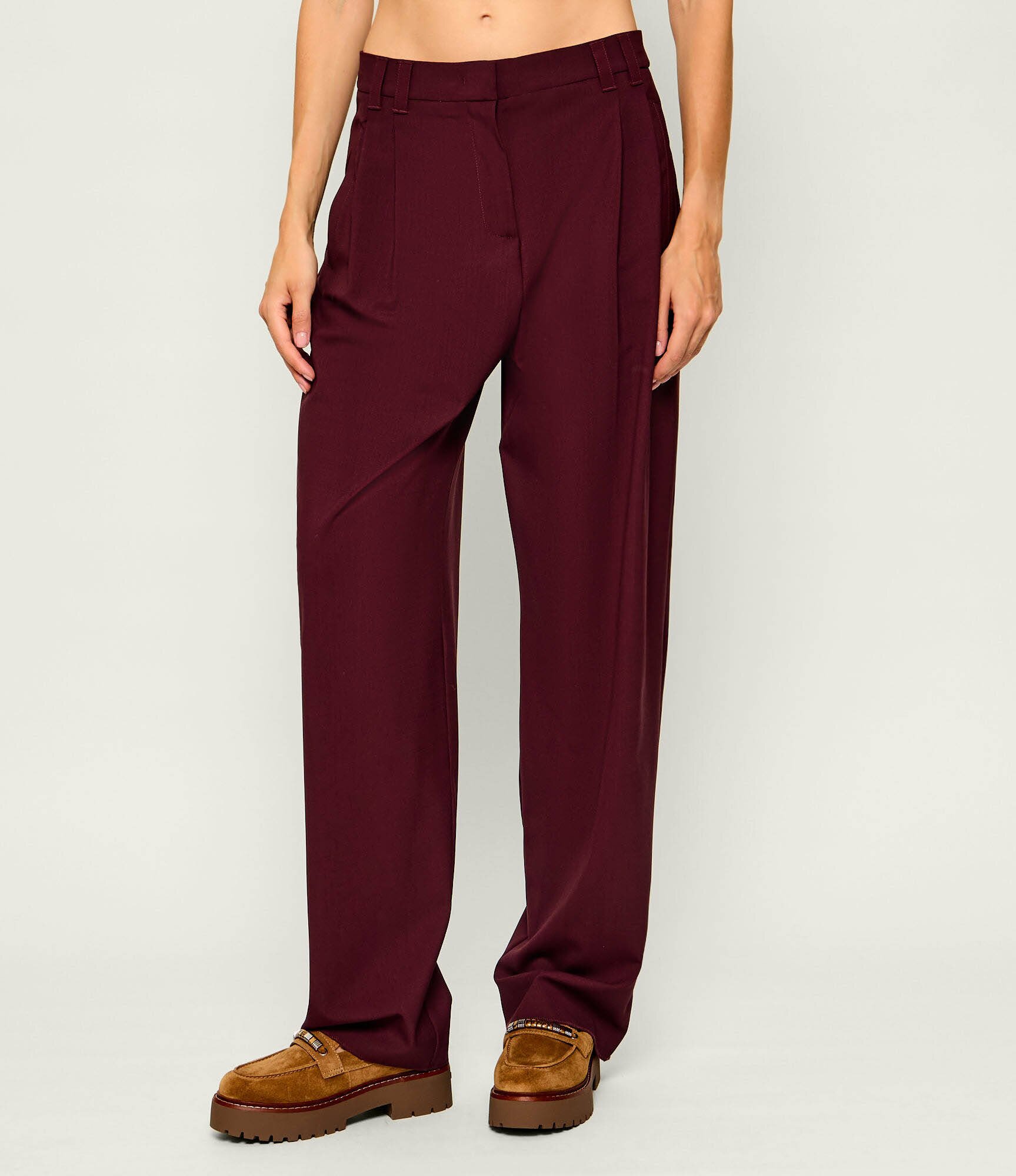Marella De lână pantaloni Mllodino | Relaxed fit