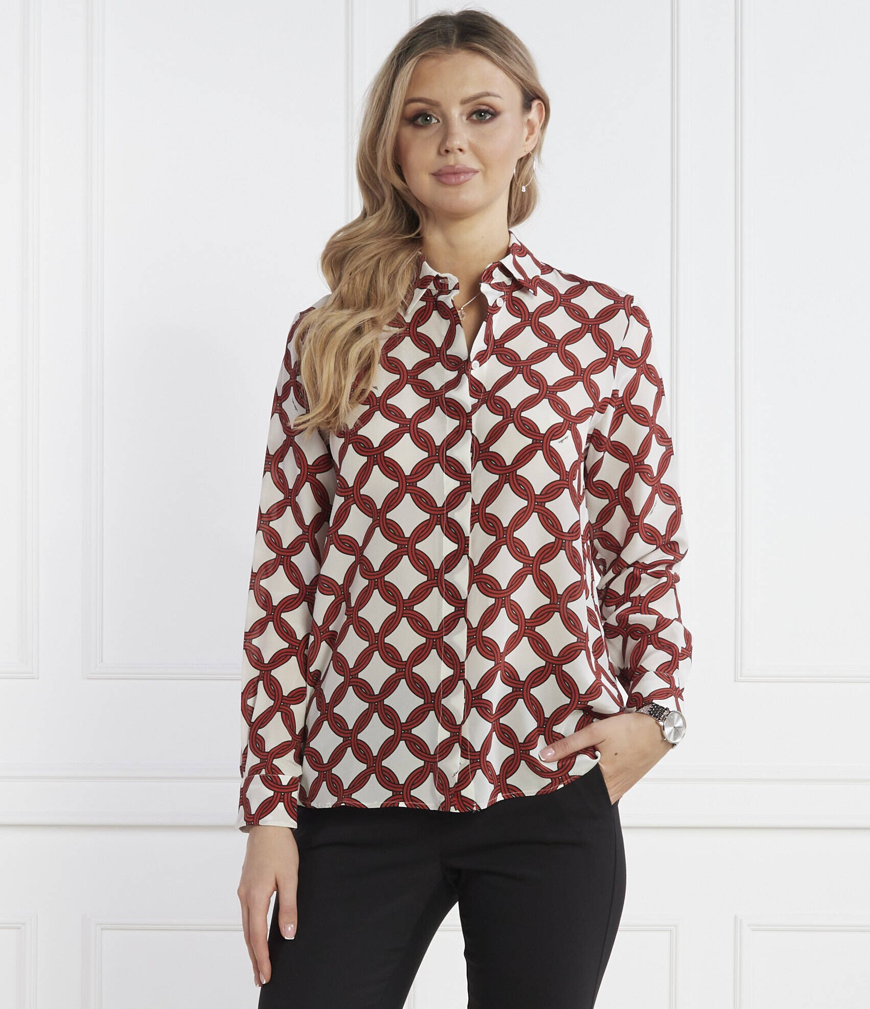 Marella De mătase cămașă GOCCIA | Loose fit