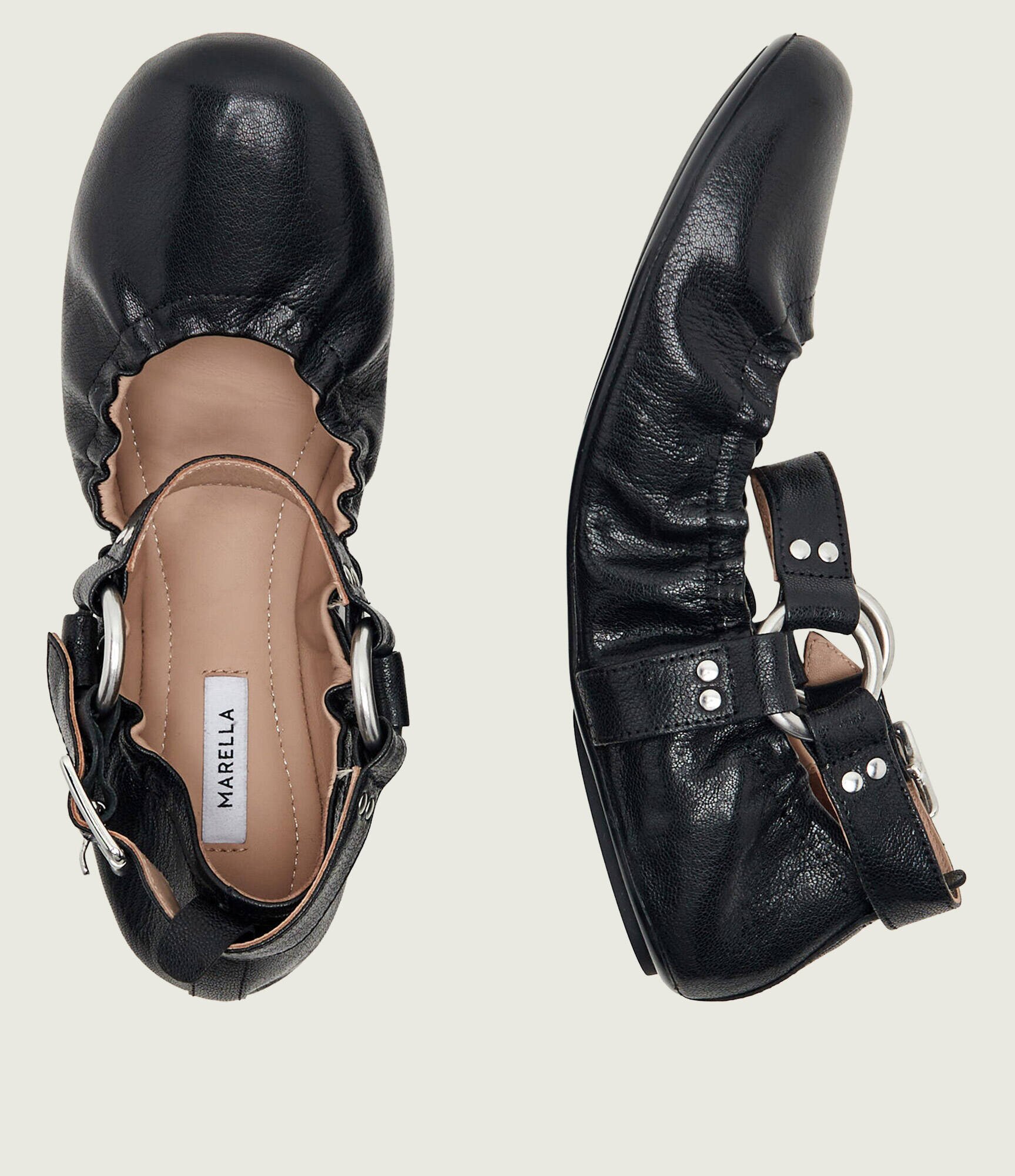 Marella De piele balerini Mlabonito Mary Jane