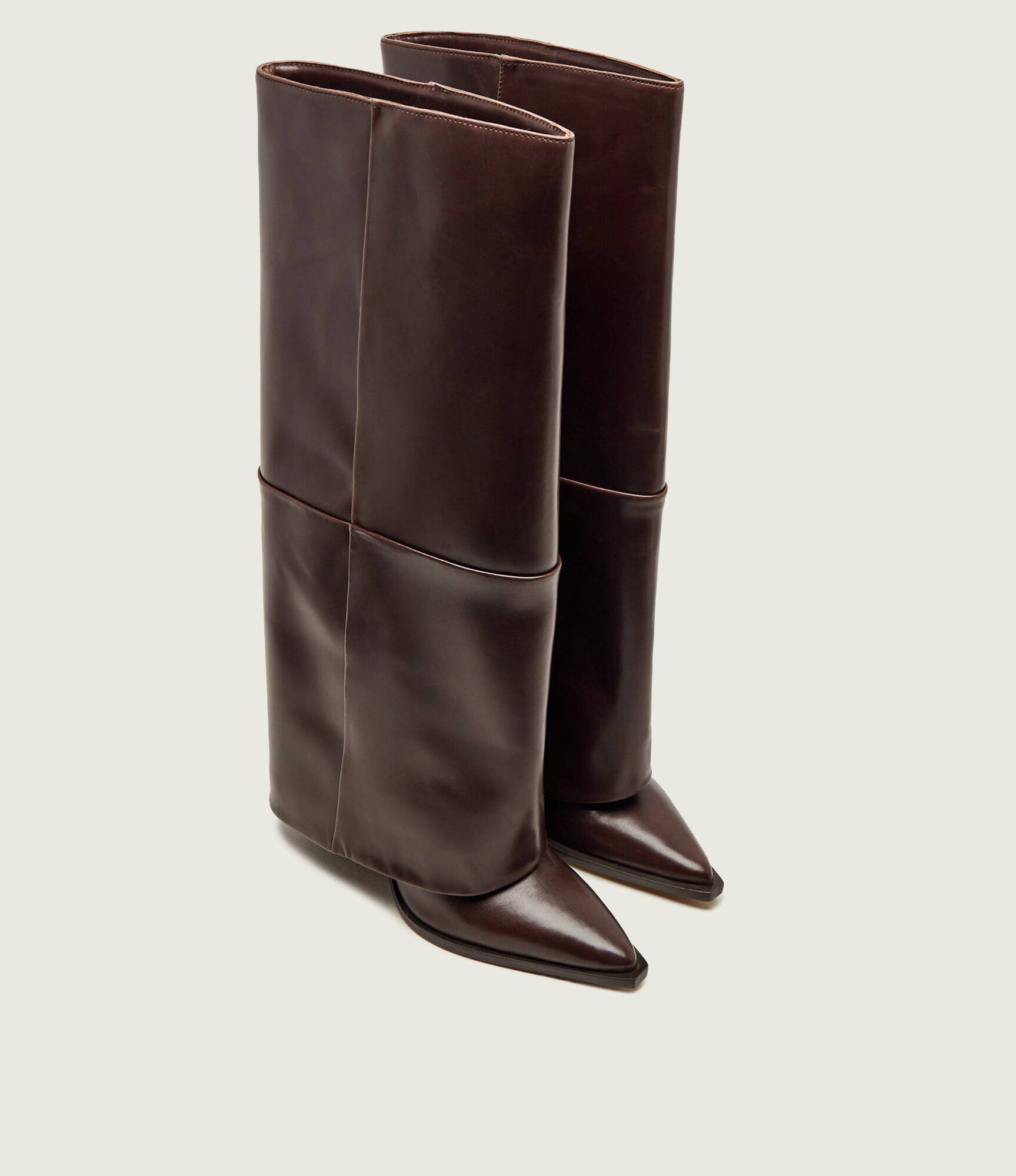 Marella De piele cizme cu toc Mlapapiro