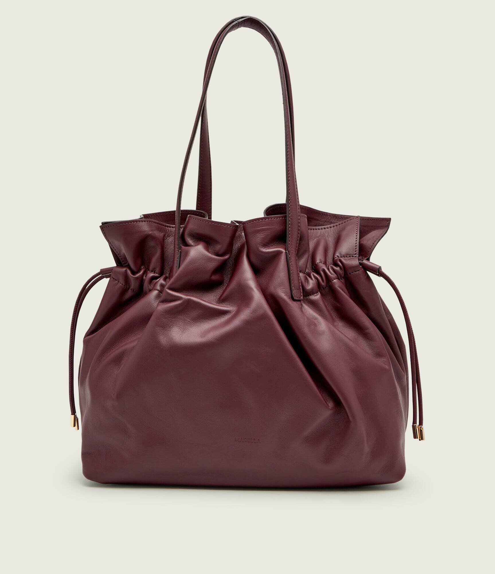 Marella De piele geantă tip sac IMPATTO