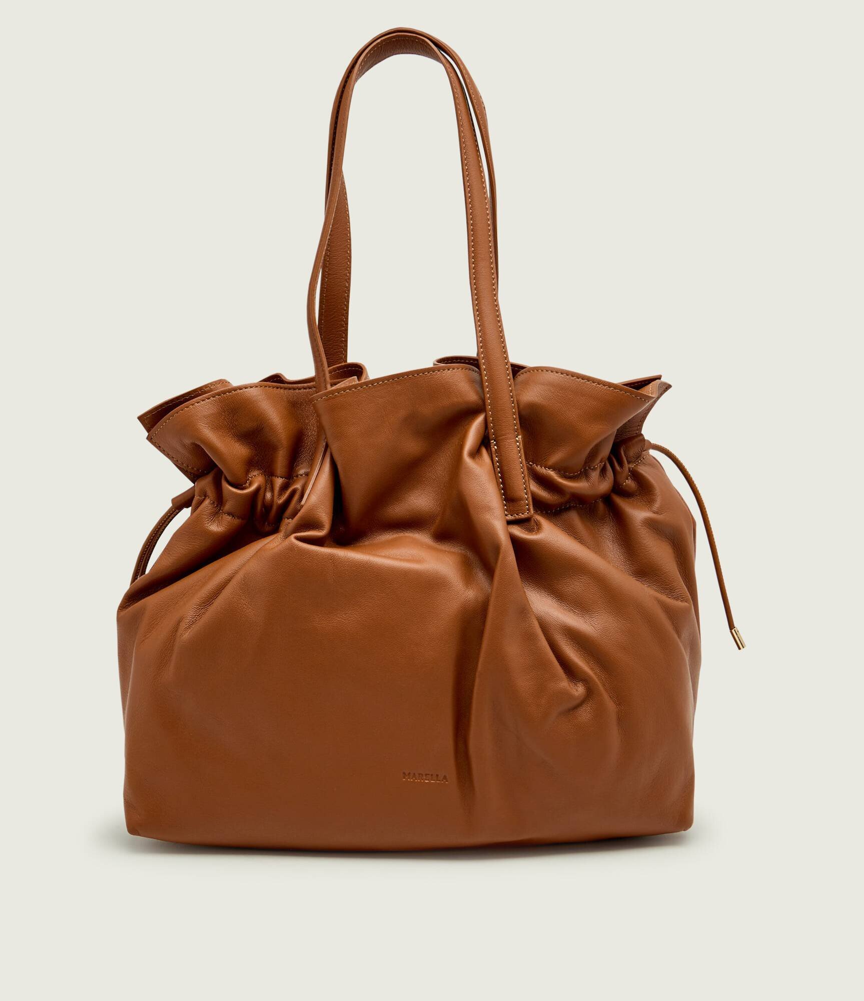 Marella De piele geantă tip sac IMPATTO