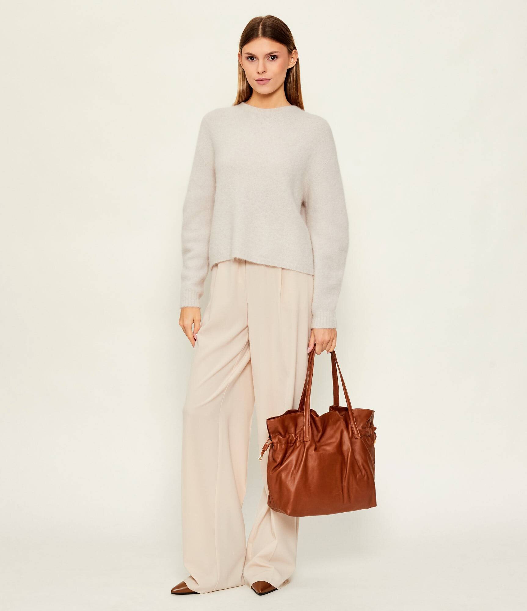 Marella De piele geantă tip sac IMPATTO