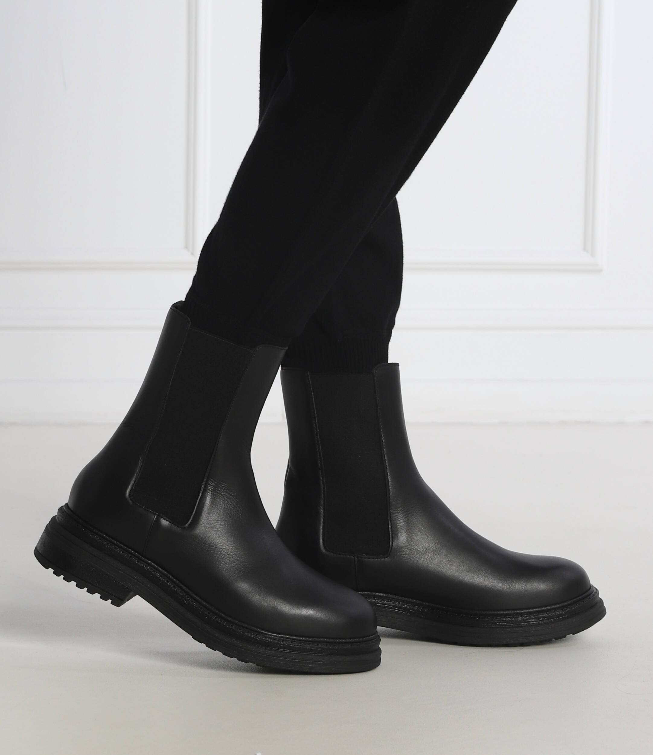 Marella De piele ghete chelsea Cuscino