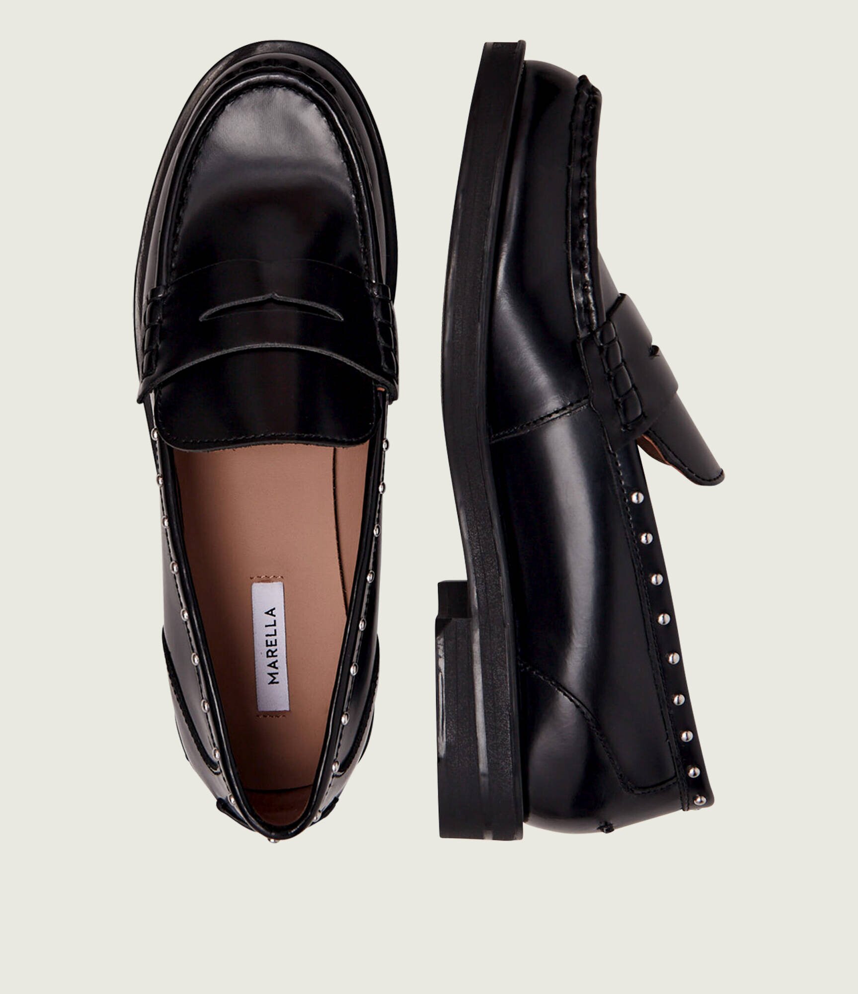 Marella De piele pantofi loafer Mlavista