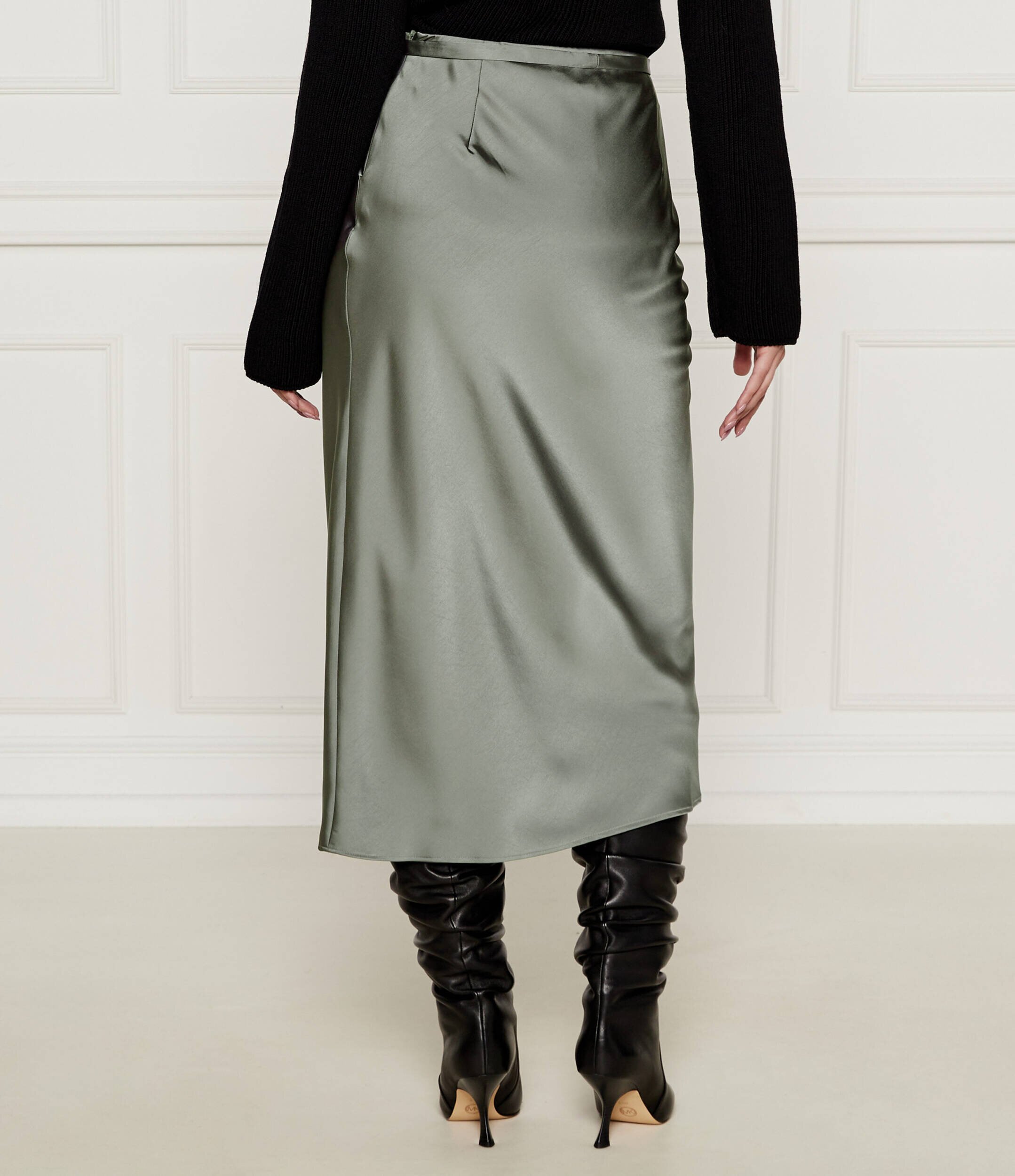 Marella De satin Fustă YACTH