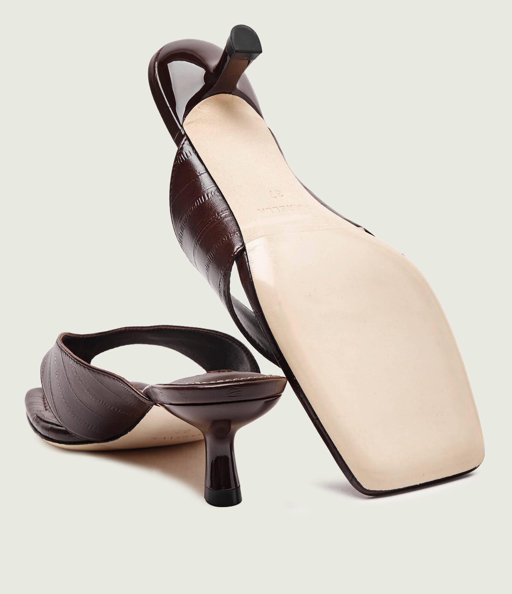 Marella Flip flops MLAGIOIA cu adaos de piele