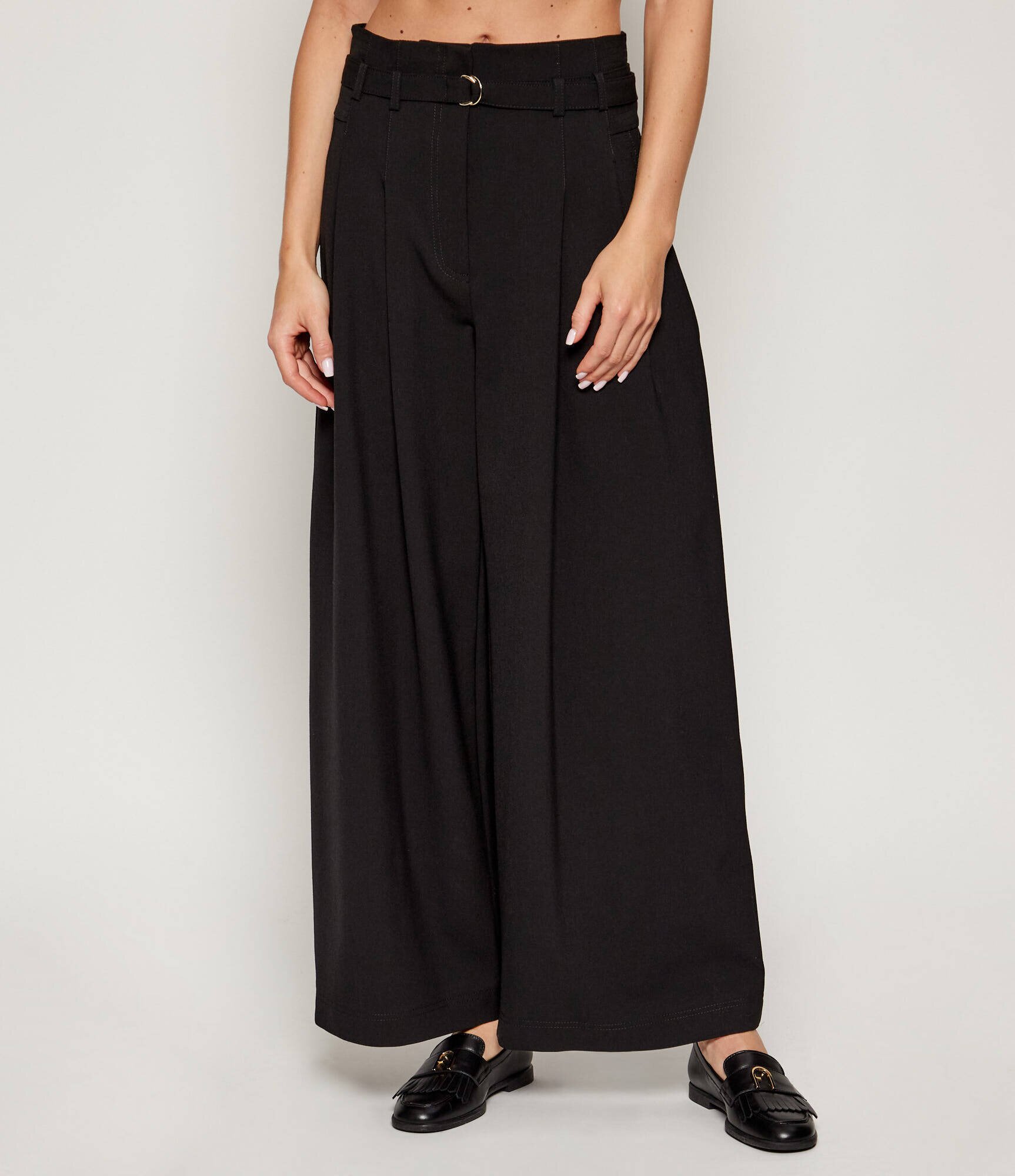 Marella Pantaloni BONDENO | Relaxed fit cu adaos de lână