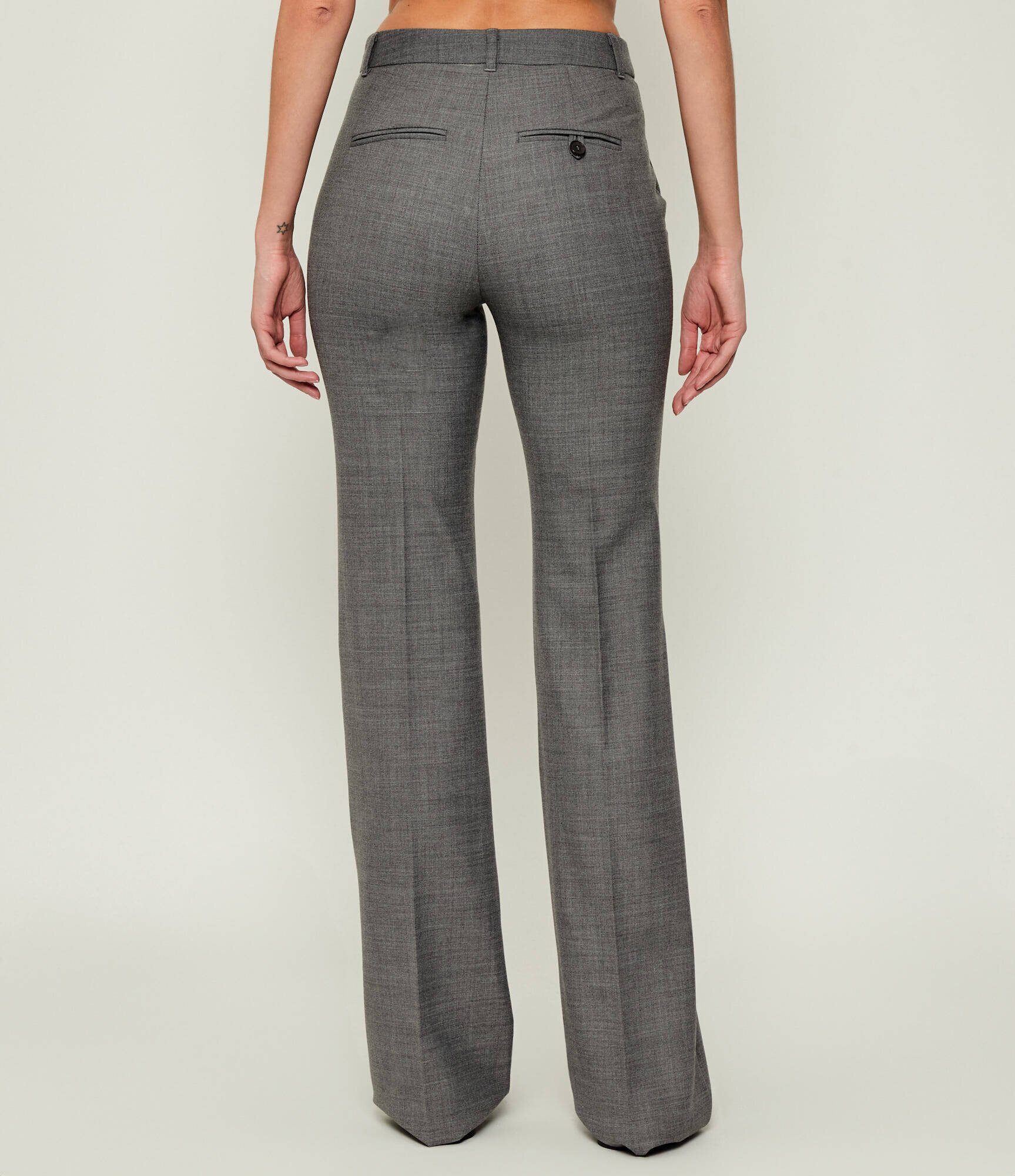 Marella Pantaloni CRISMA | flare fit cu adaos de lână