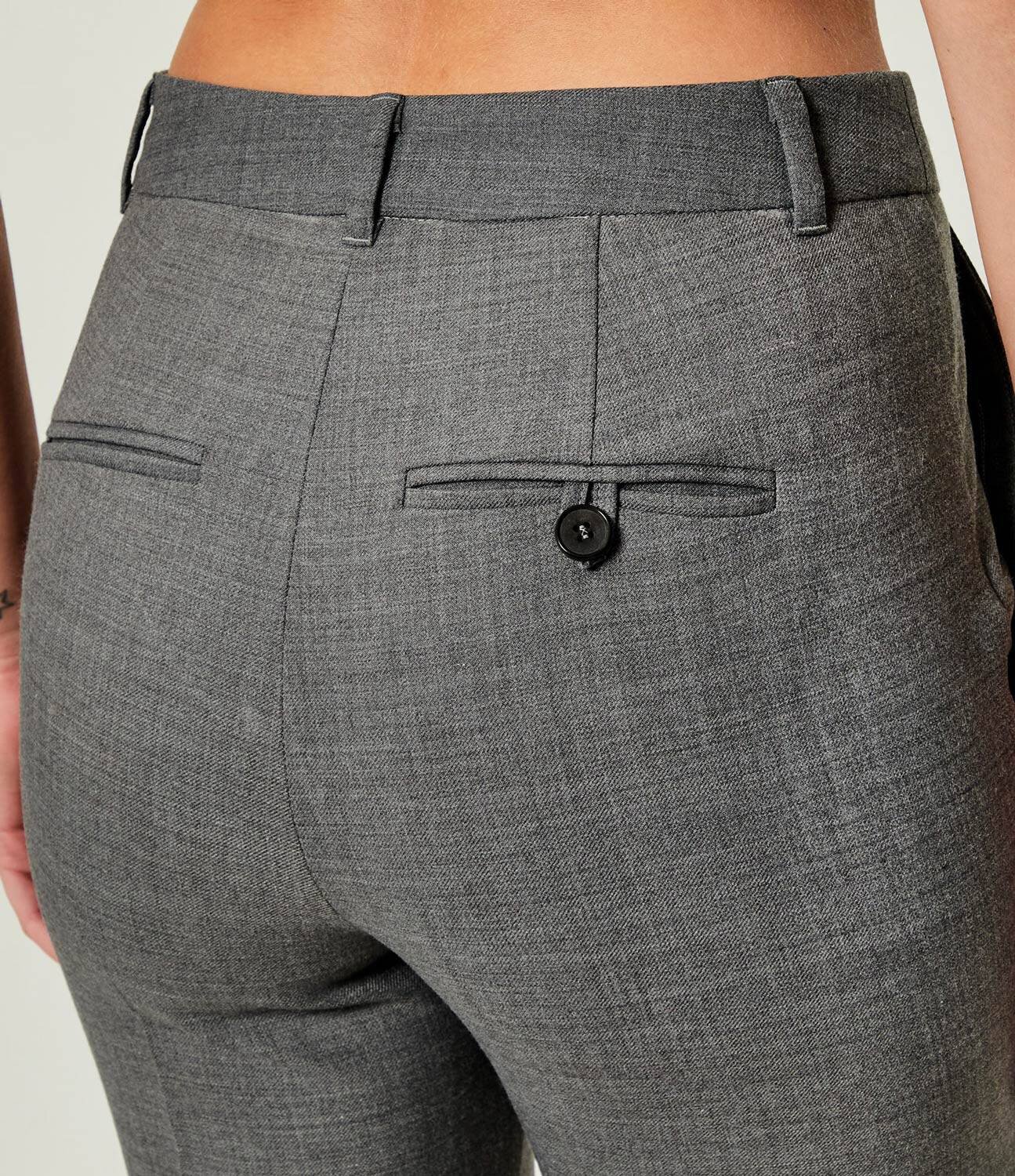 Marella Pantaloni CRISMA | flare fit cu adaos de lână