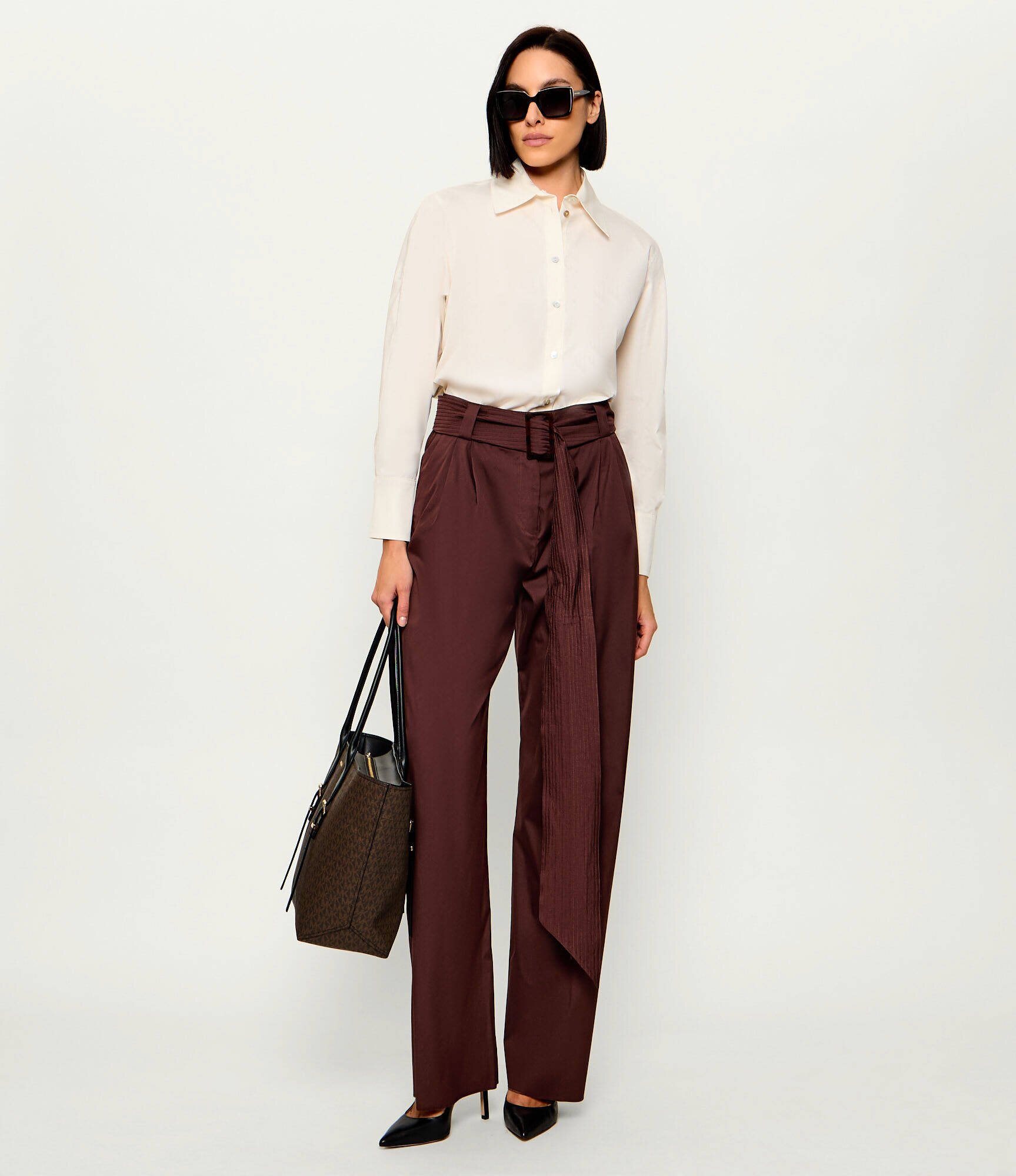 Marella Pantaloni cu cordon Mllnavile | Relaxed fit
