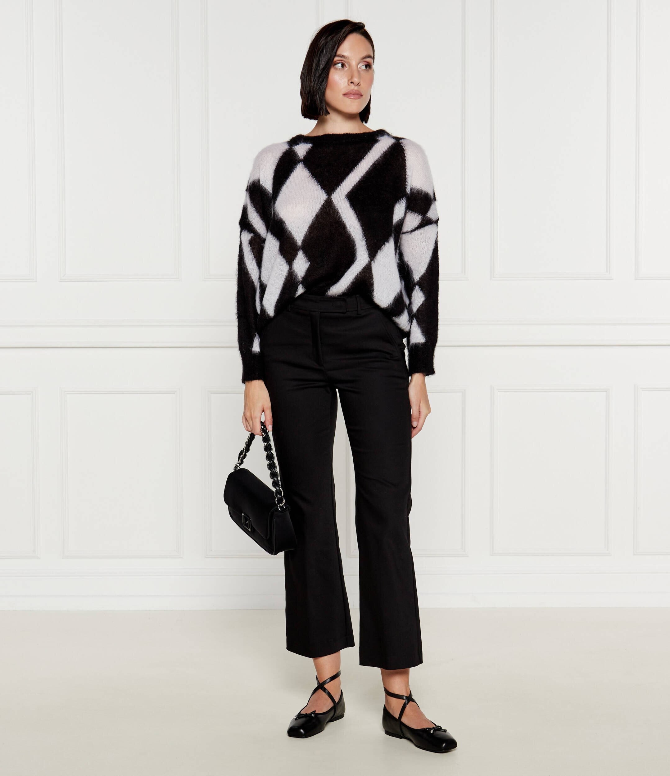 Marella Pantaloni țigarete KAPOK | flare fit