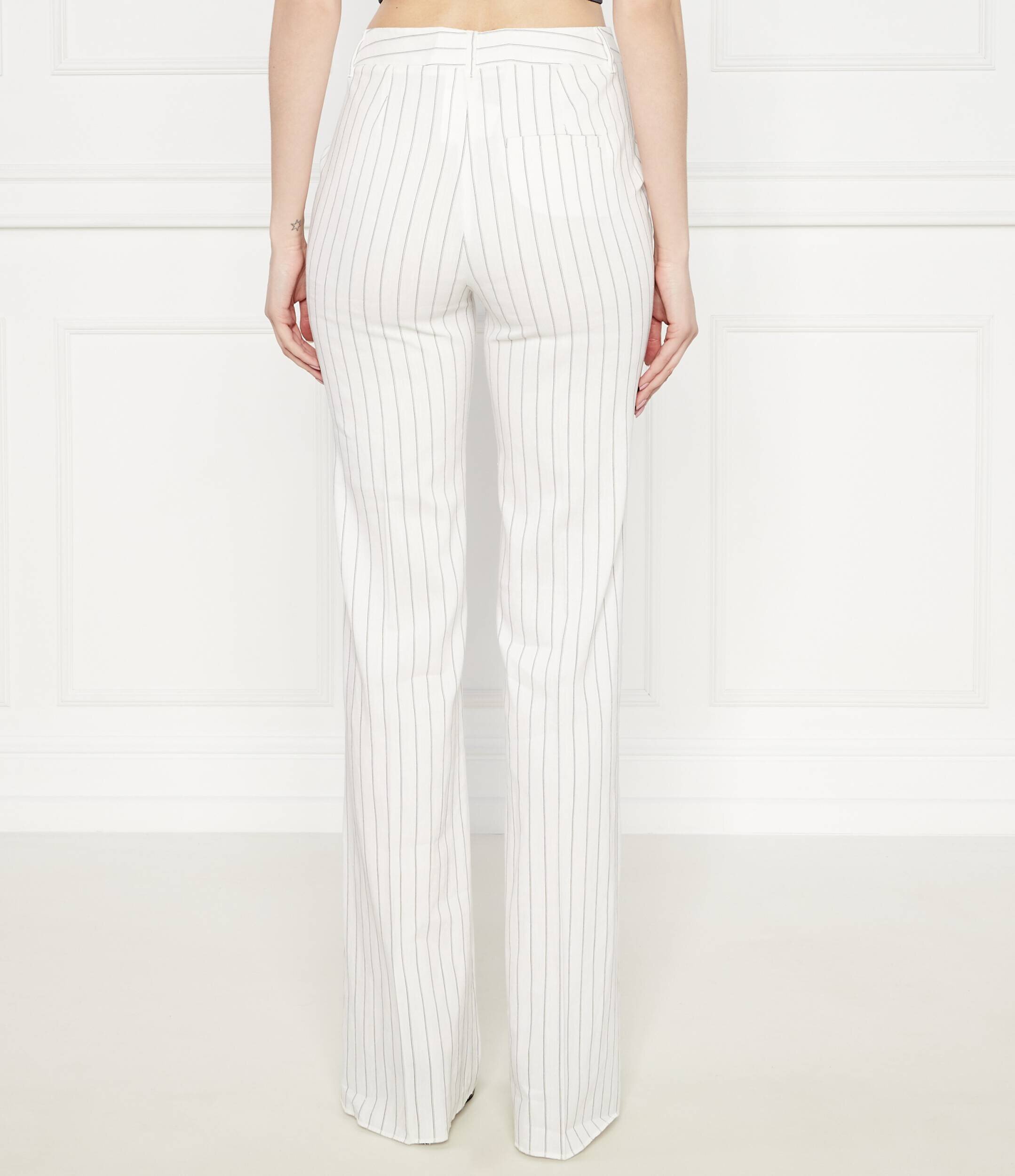 Marella Pantaloni ULIVO | flare fit | cu adaos de in