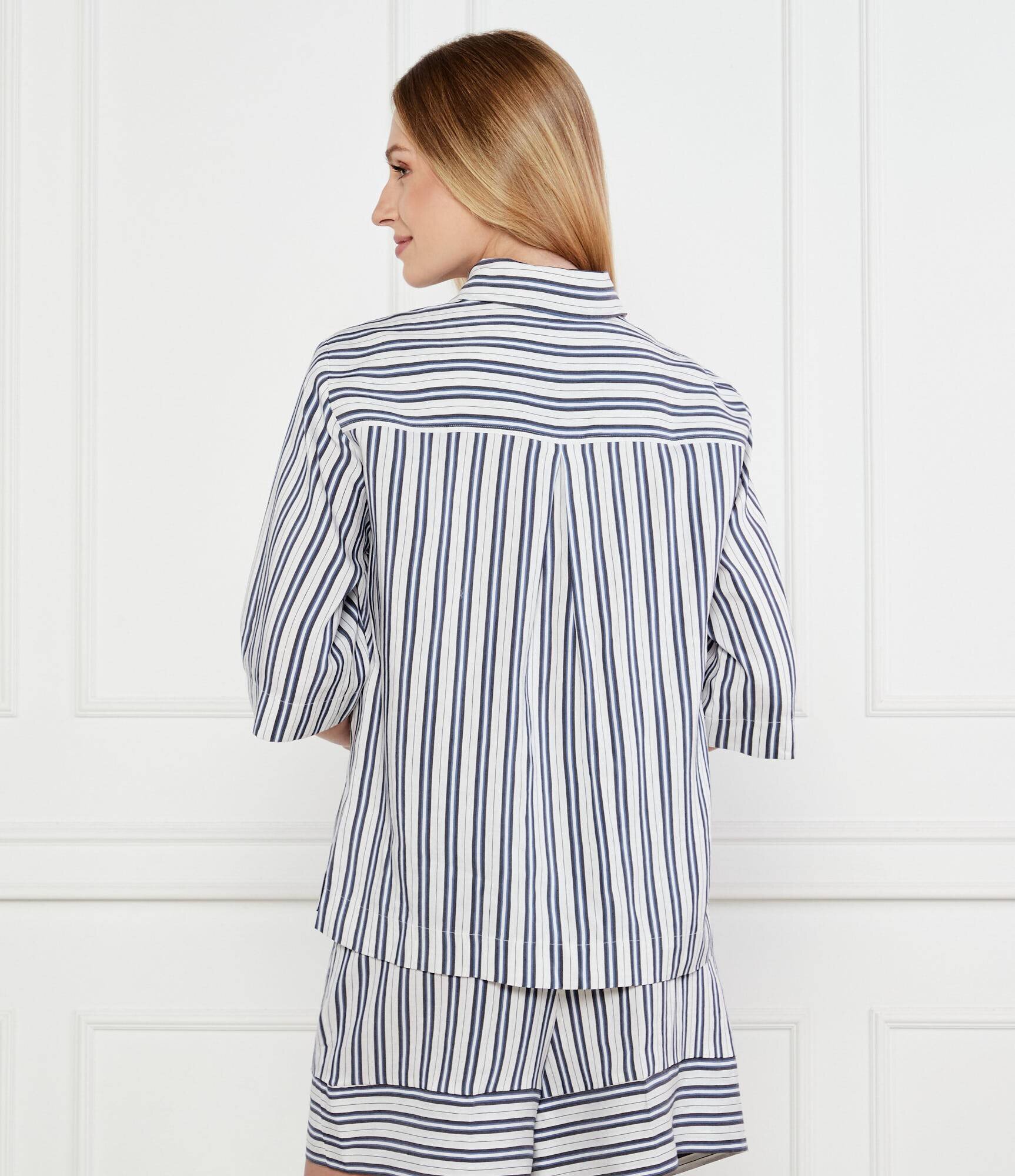 Marella SPORT Cămașă Manna | Relaxed fit | cu adaos de in