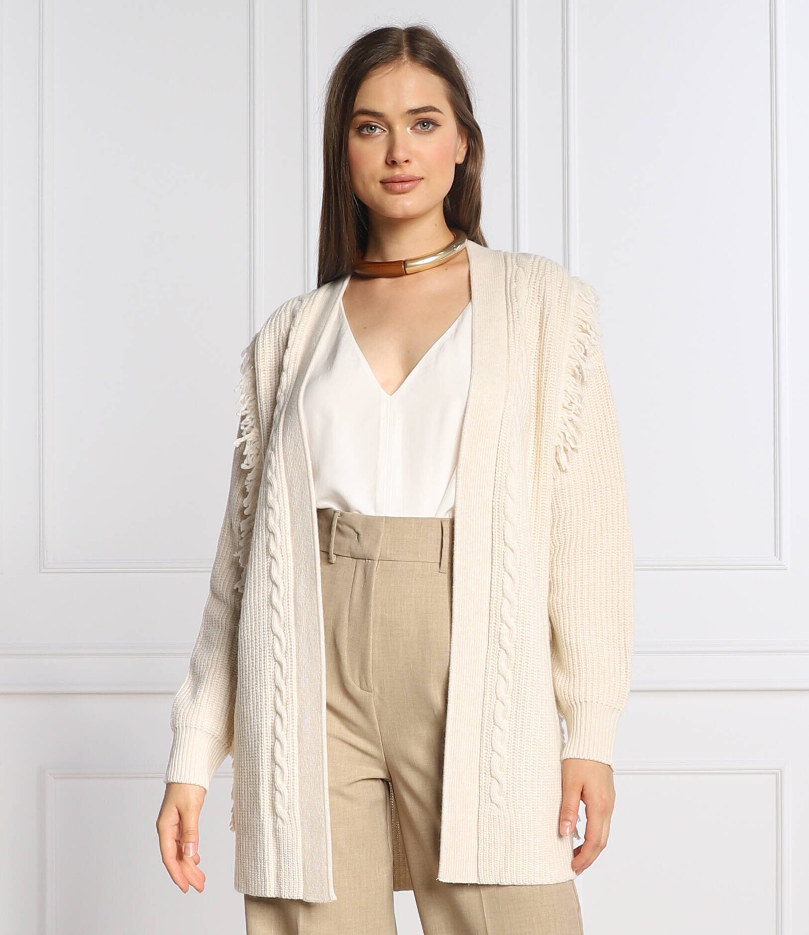 Marella SPORT Cardigan BABELE | Regular Fit cu adaos de lână și cașmir