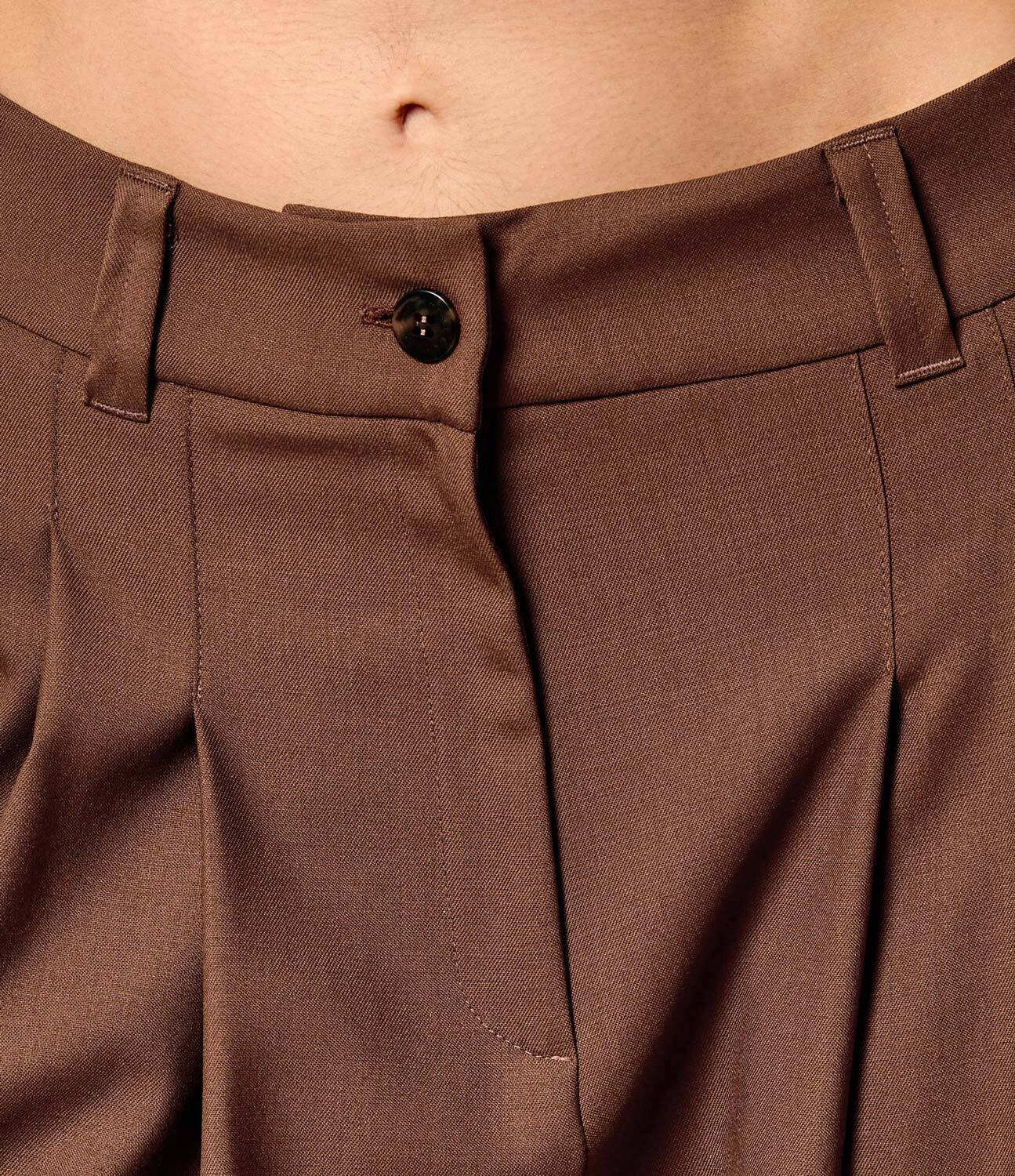Marella SPORT De lână pantaloni Mllsalvo | Relaxed fit