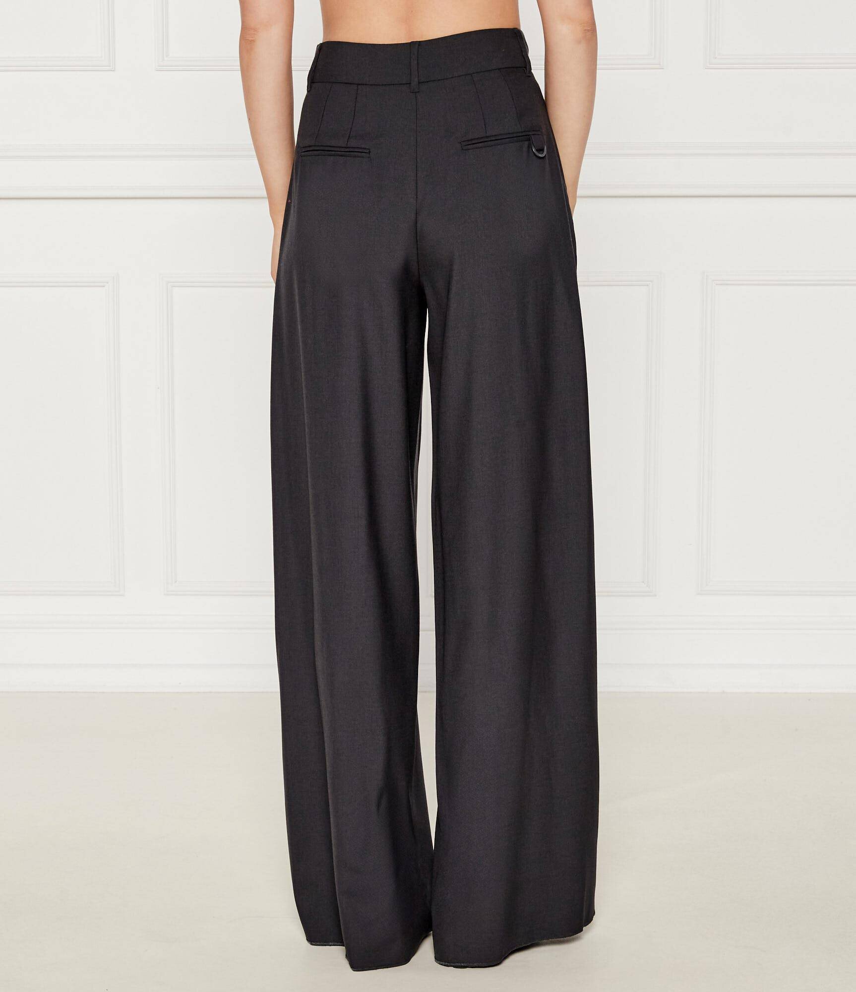 Marella SPORT De lână pantaloni Ulzio | flare fit