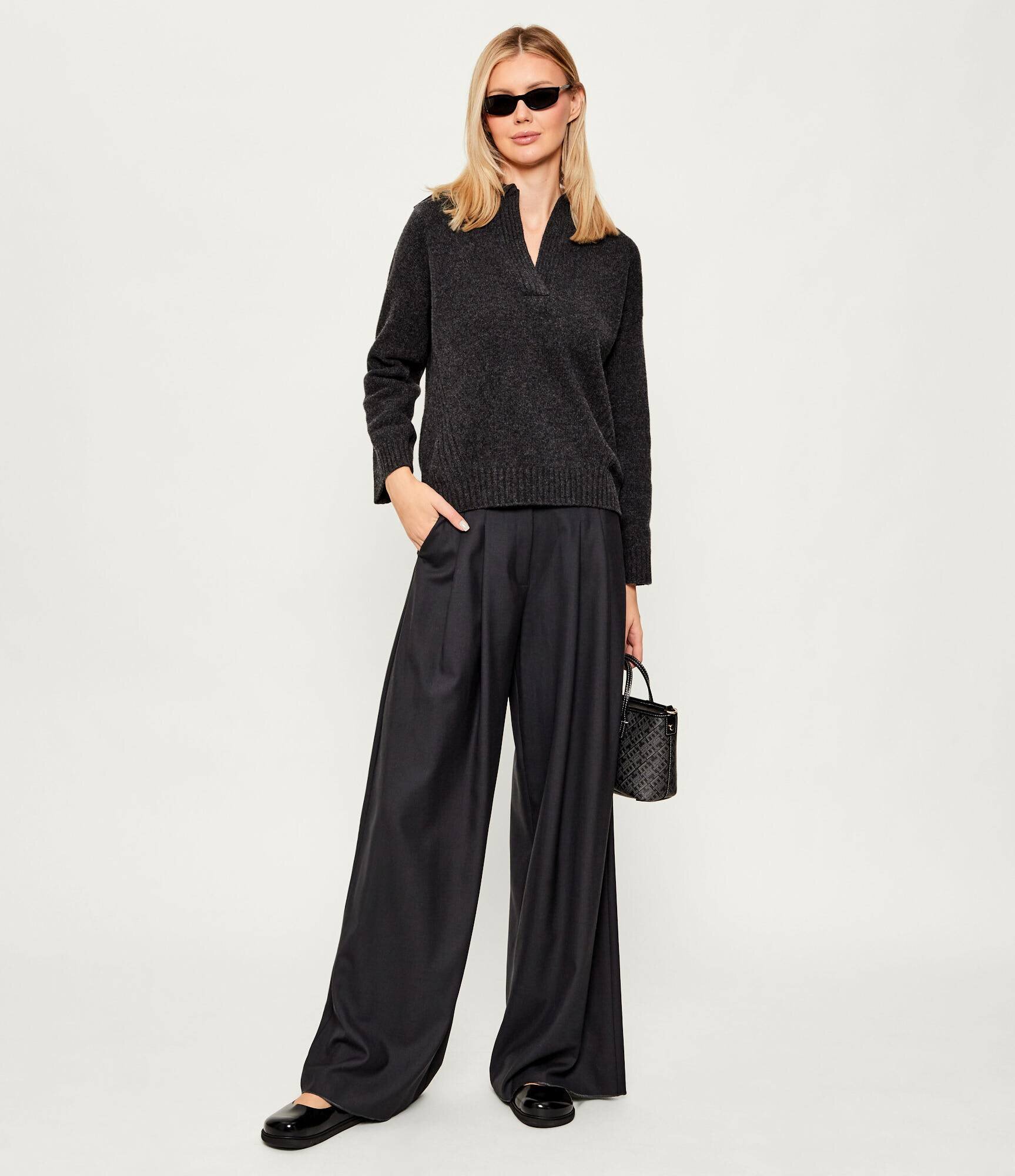 Marella SPORT De lână pulover DOTTO | Relaxed fit