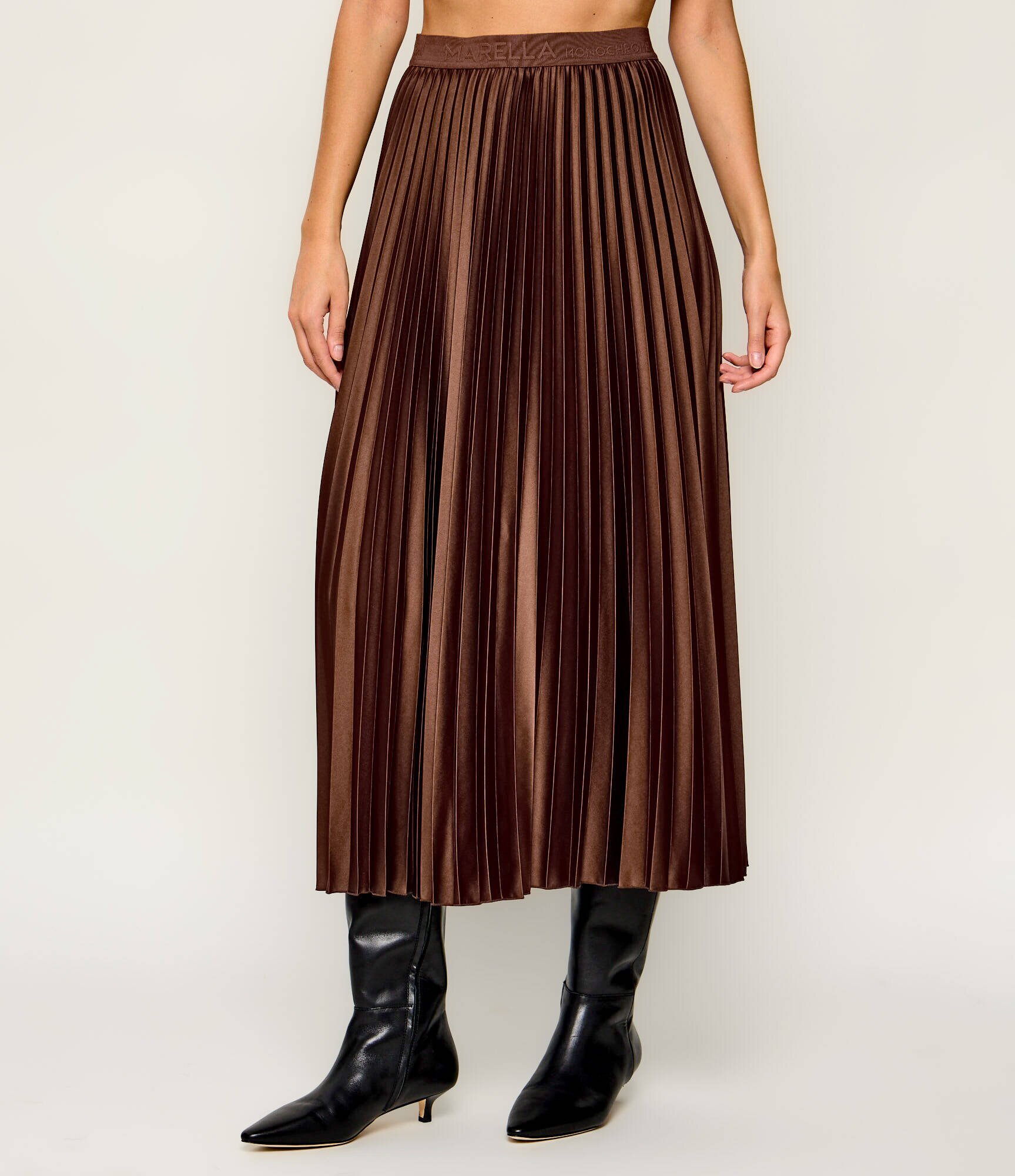 Marella SPORT De satin fustă Mllesodo