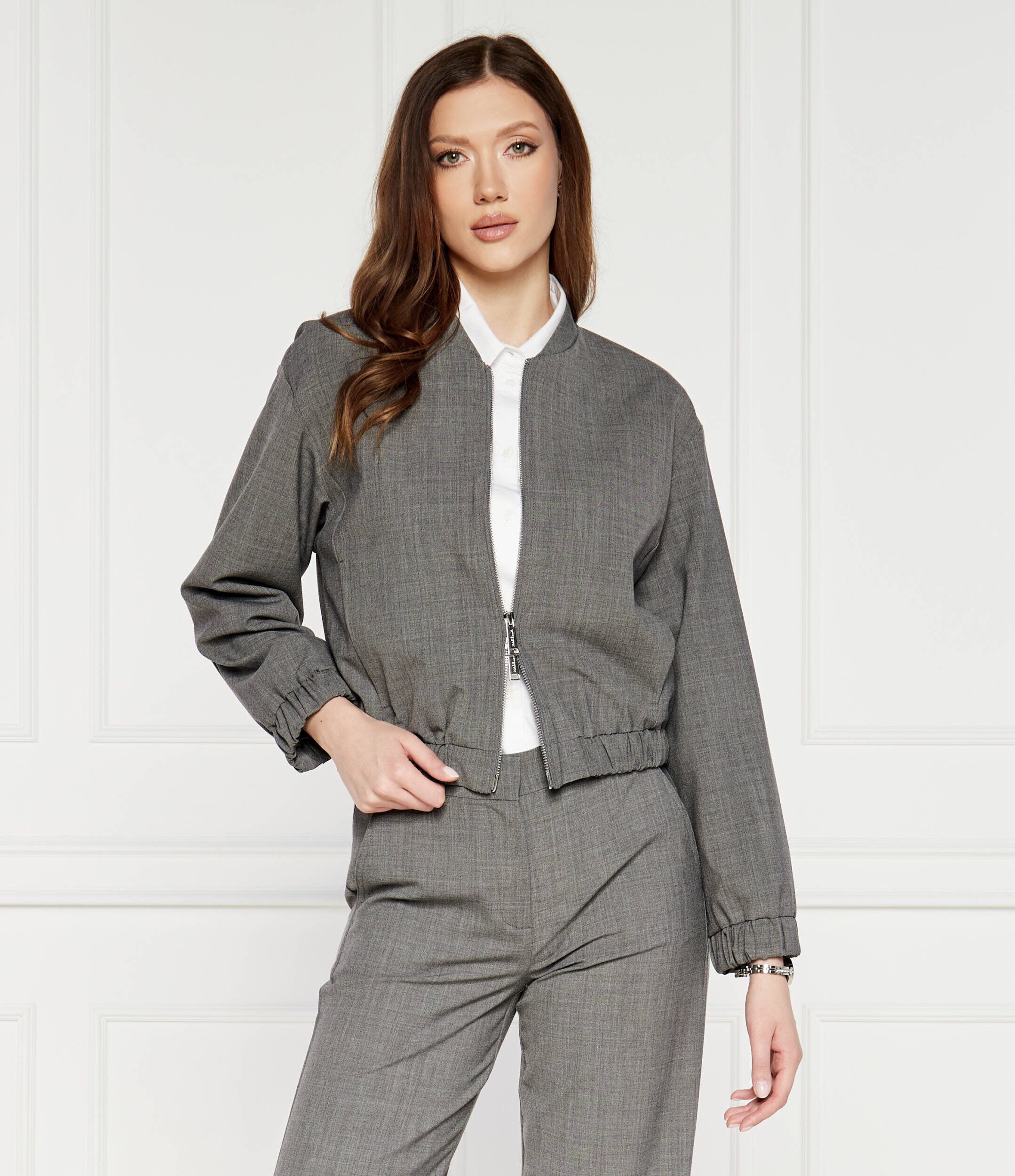 Marella SPORT Geacă bomber Pleiadi | Cropped Fit cu adaos de lână