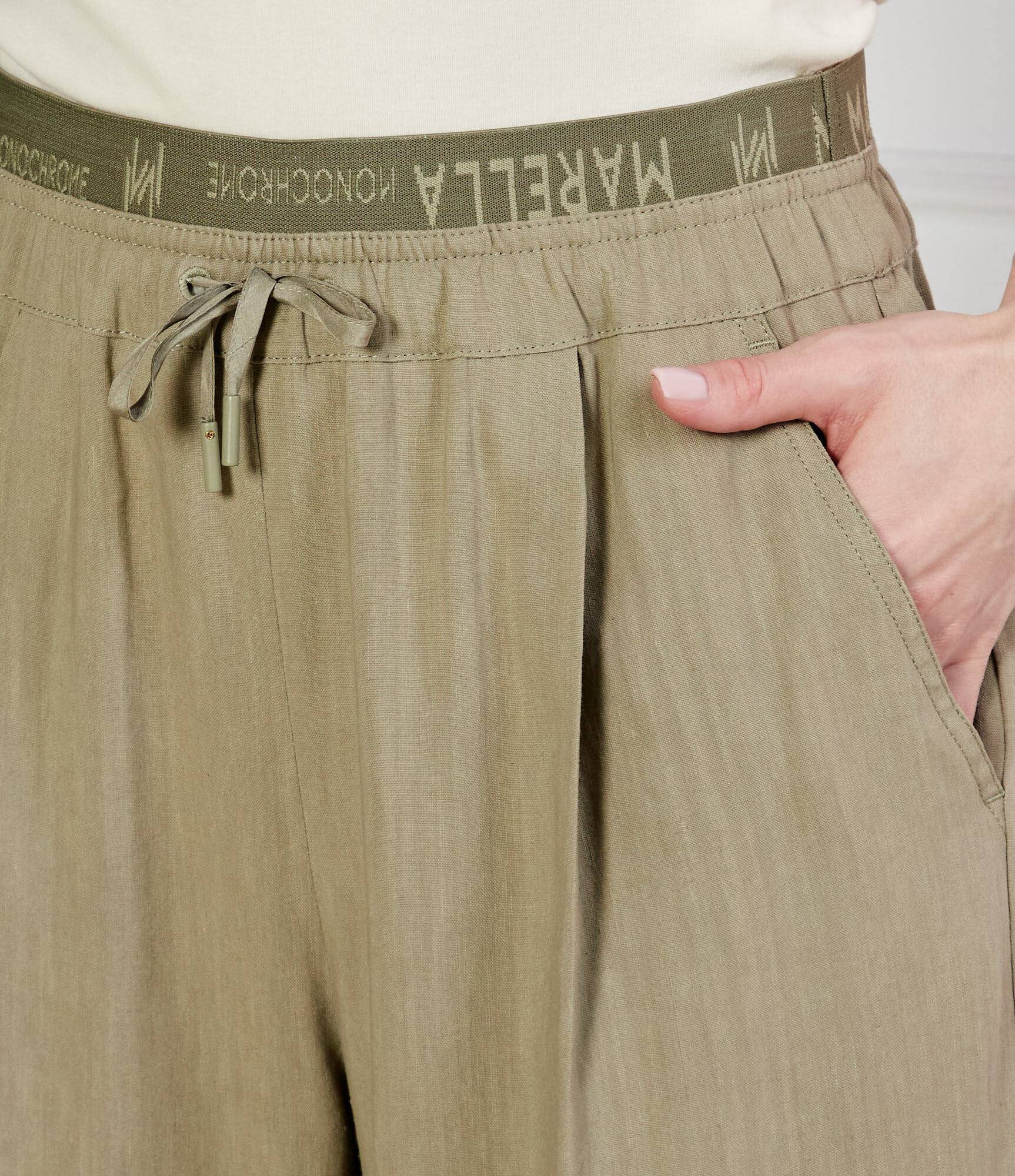 Marella SPORT Pantaloni Fred | Straight fit | cu adaos de in