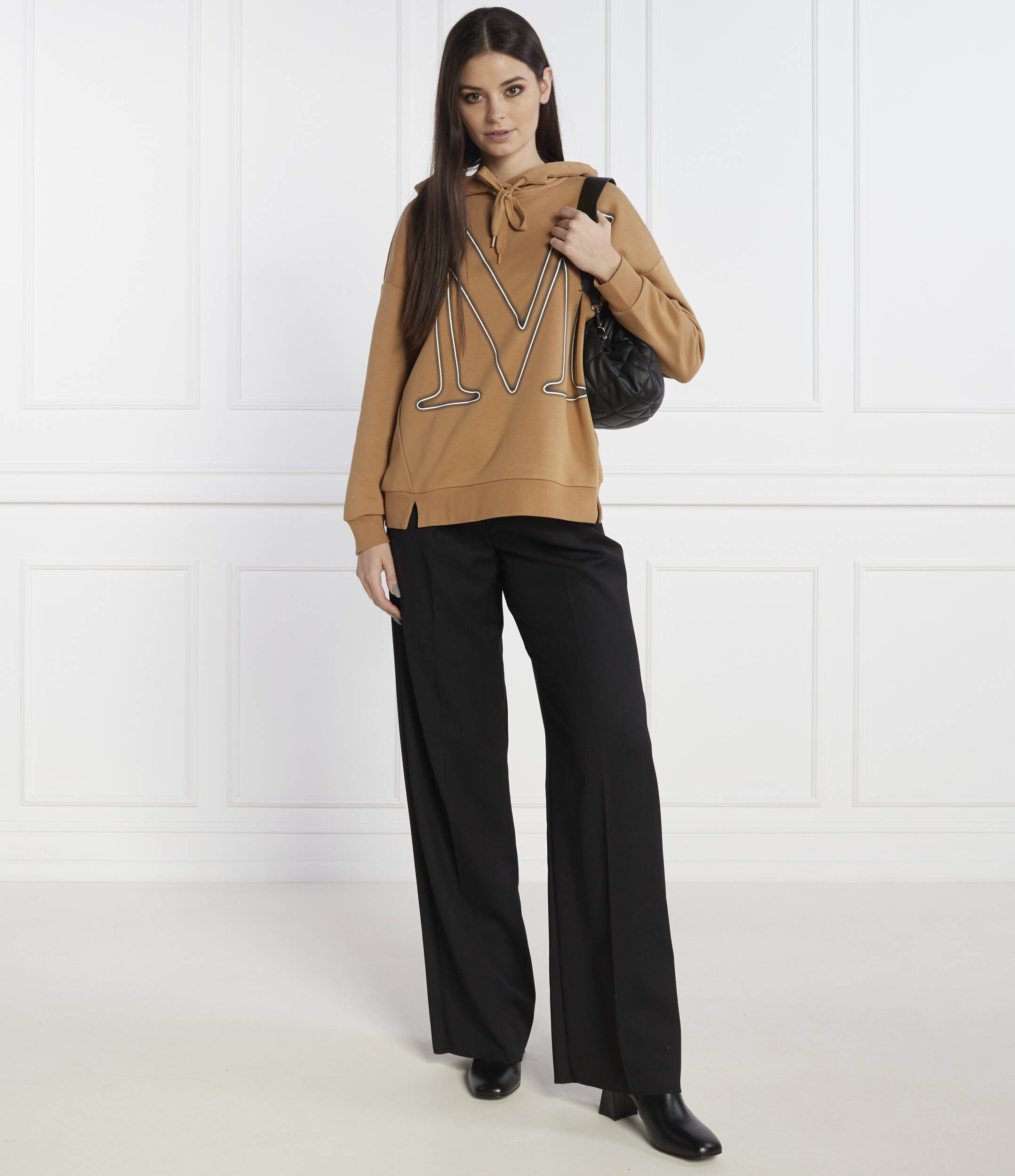 Marella SPORT Pantaloni | Loose fit | cu adaos de in
