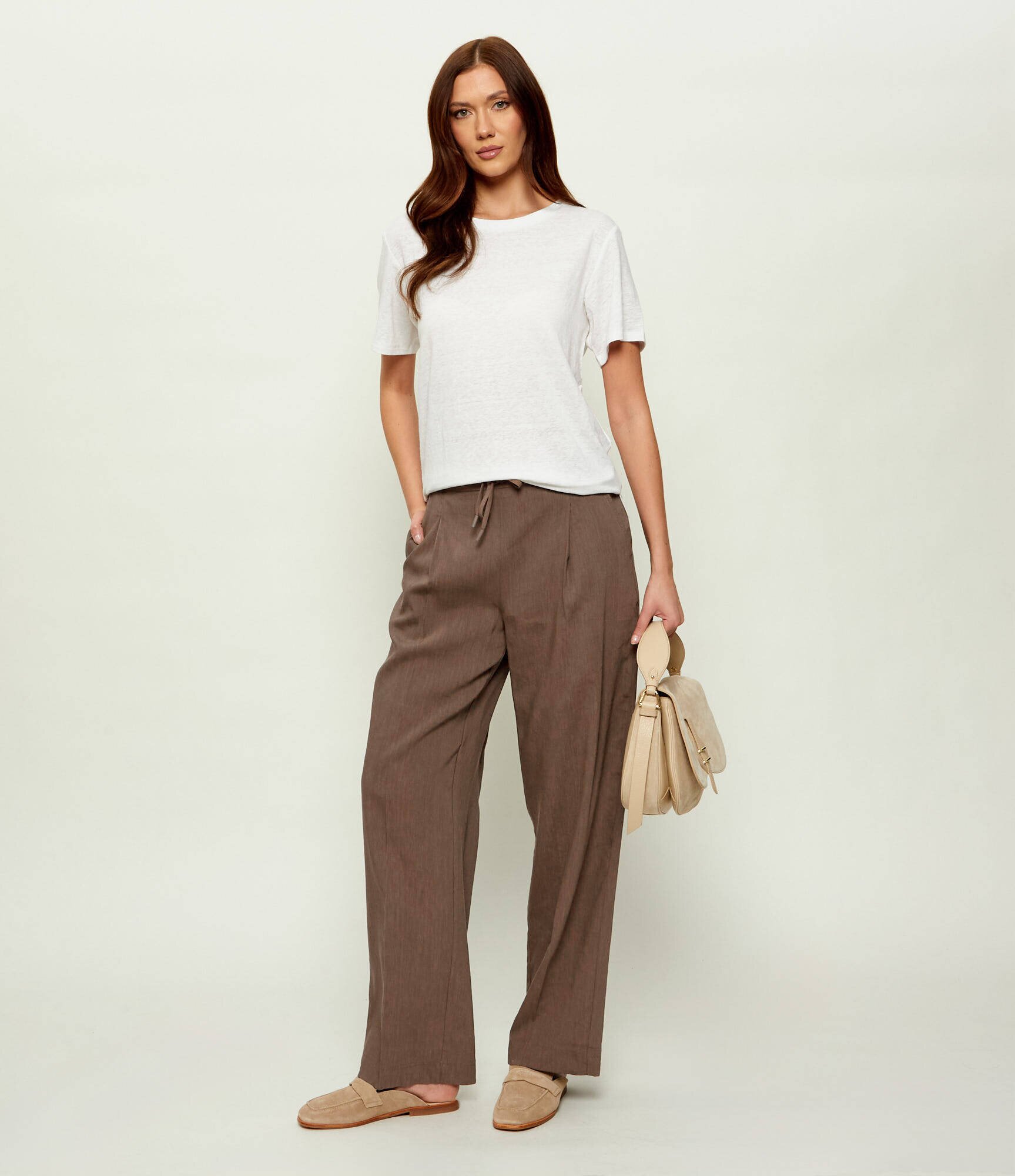 Marella SPORT Pantaloni MLMALLORO | Loose fit | cu adaos de in
