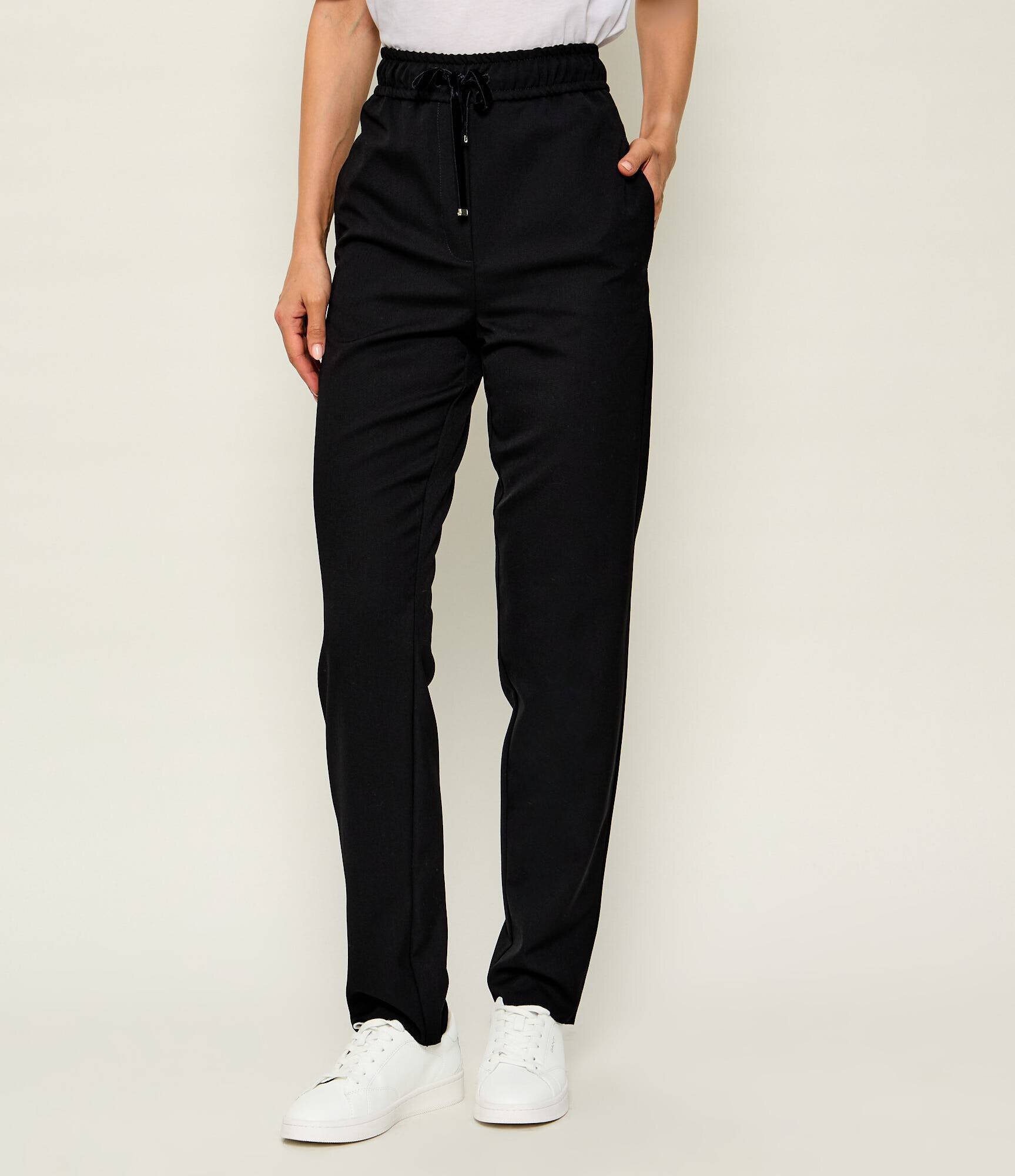 Marella SPORT Pantaloni Mlsbeato | Slim Fit cu adaos de lână