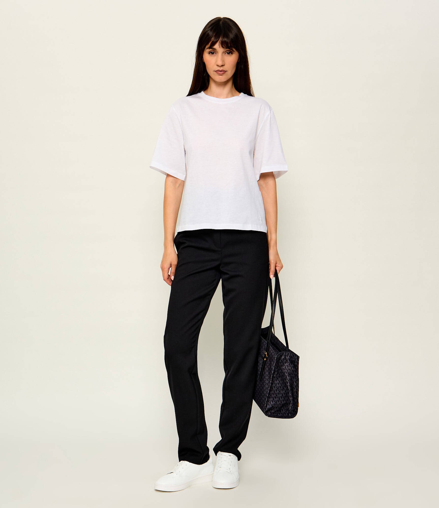 Marella SPORT Pantaloni Mlsbeato | Slim Fit cu adaos de lână