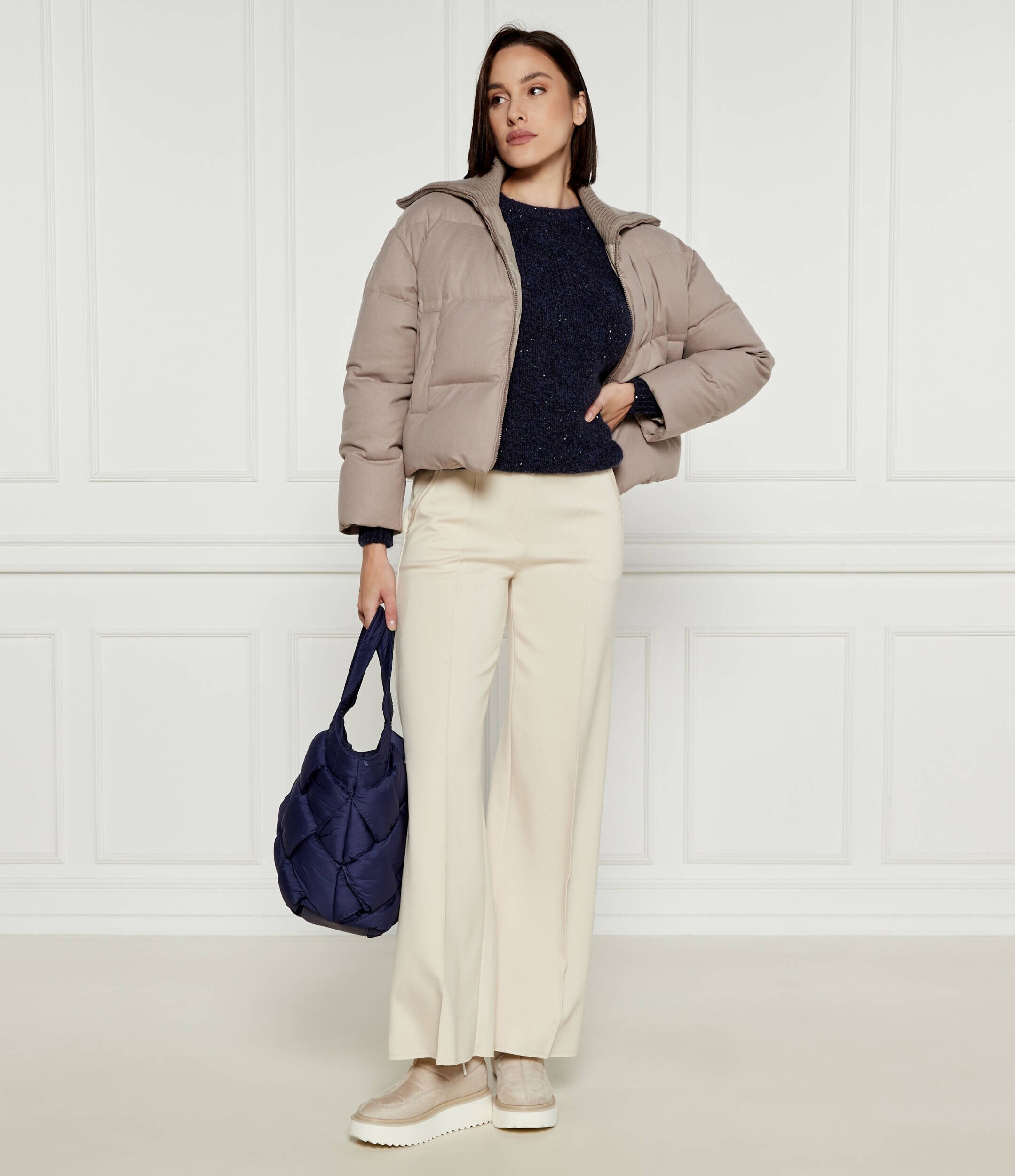 Marella SPORT Pulover | regular fit cu adaos de lână