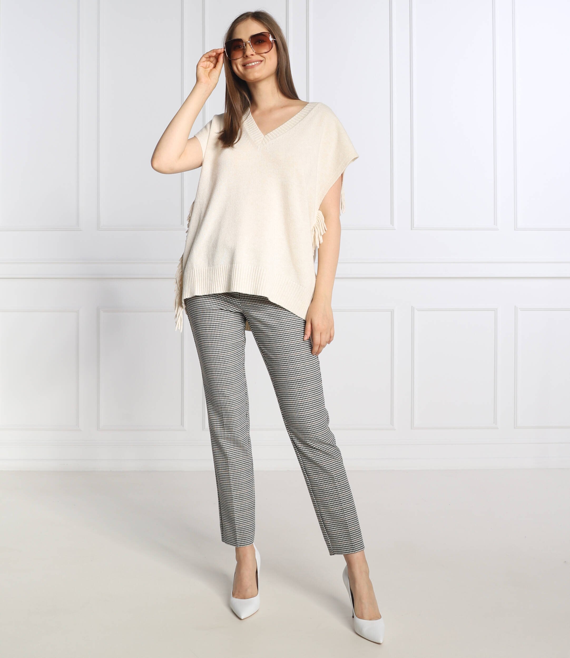 Marella SPORT Vestă AGOSTO | Loose fit cu adaos de lână și cașmir