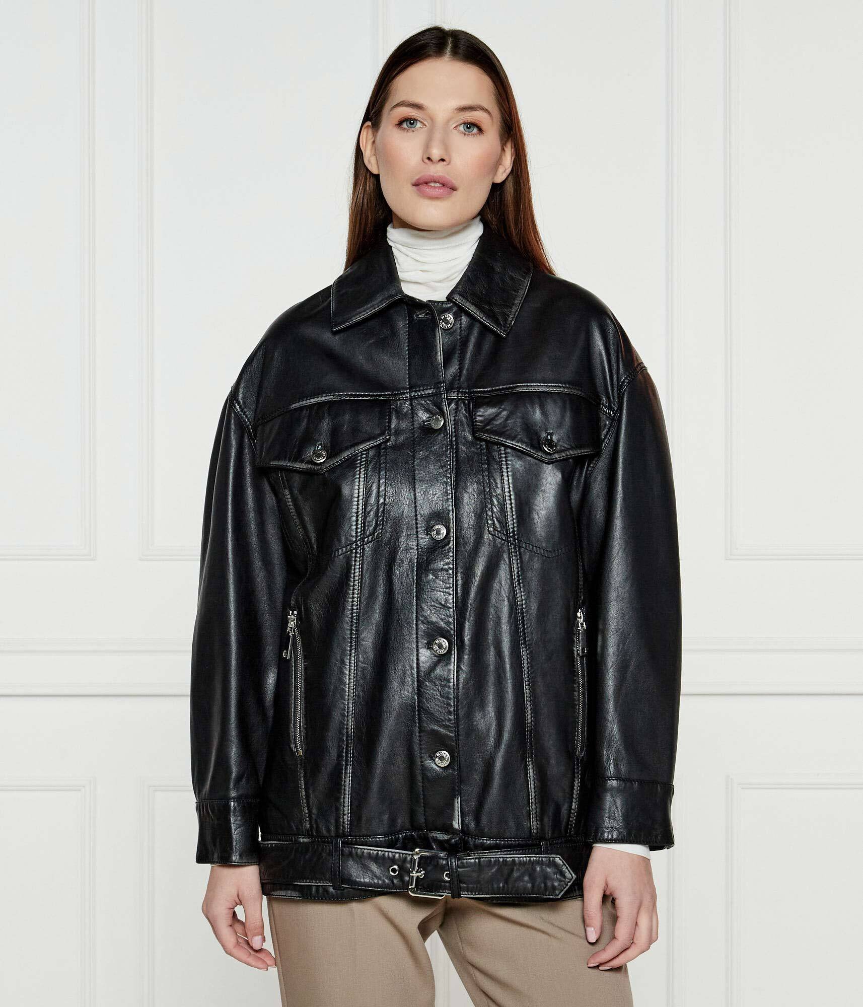 Max&Co De piele geacă BEGONIA | Oversize fit