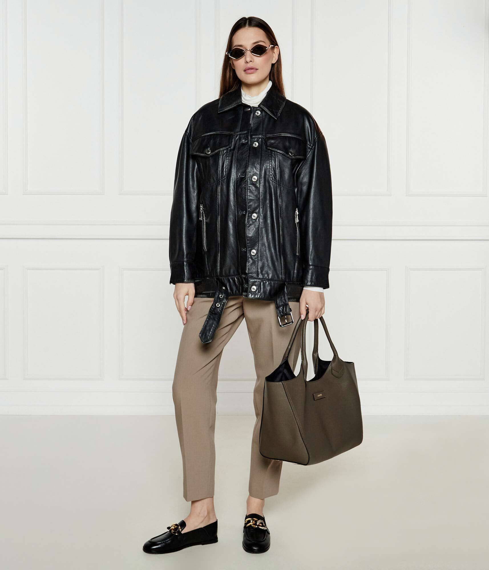 Max&Co De piele geacă BEGONIA | Oversize fit