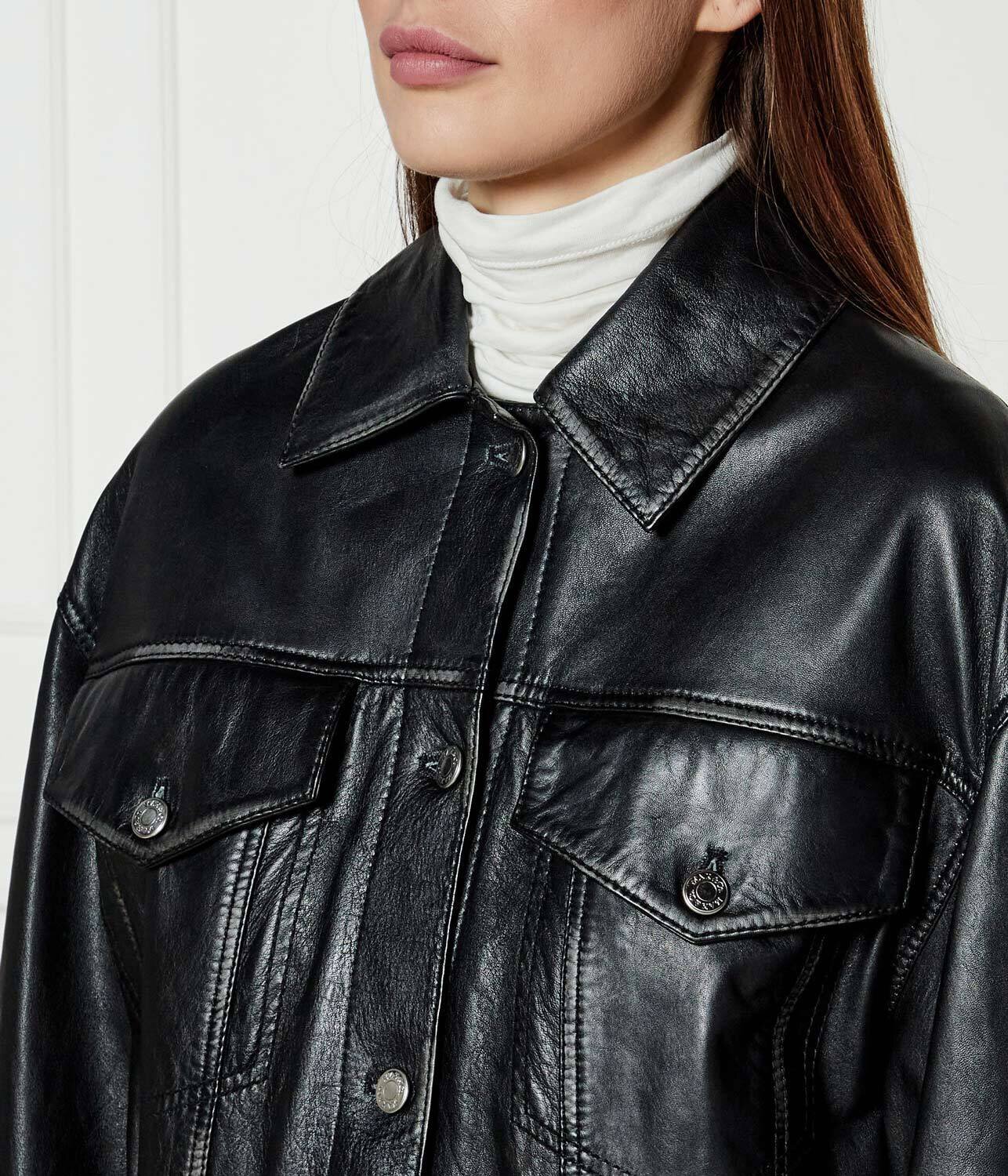 Max&Co De piele geacă BEGONIA | Oversize fit