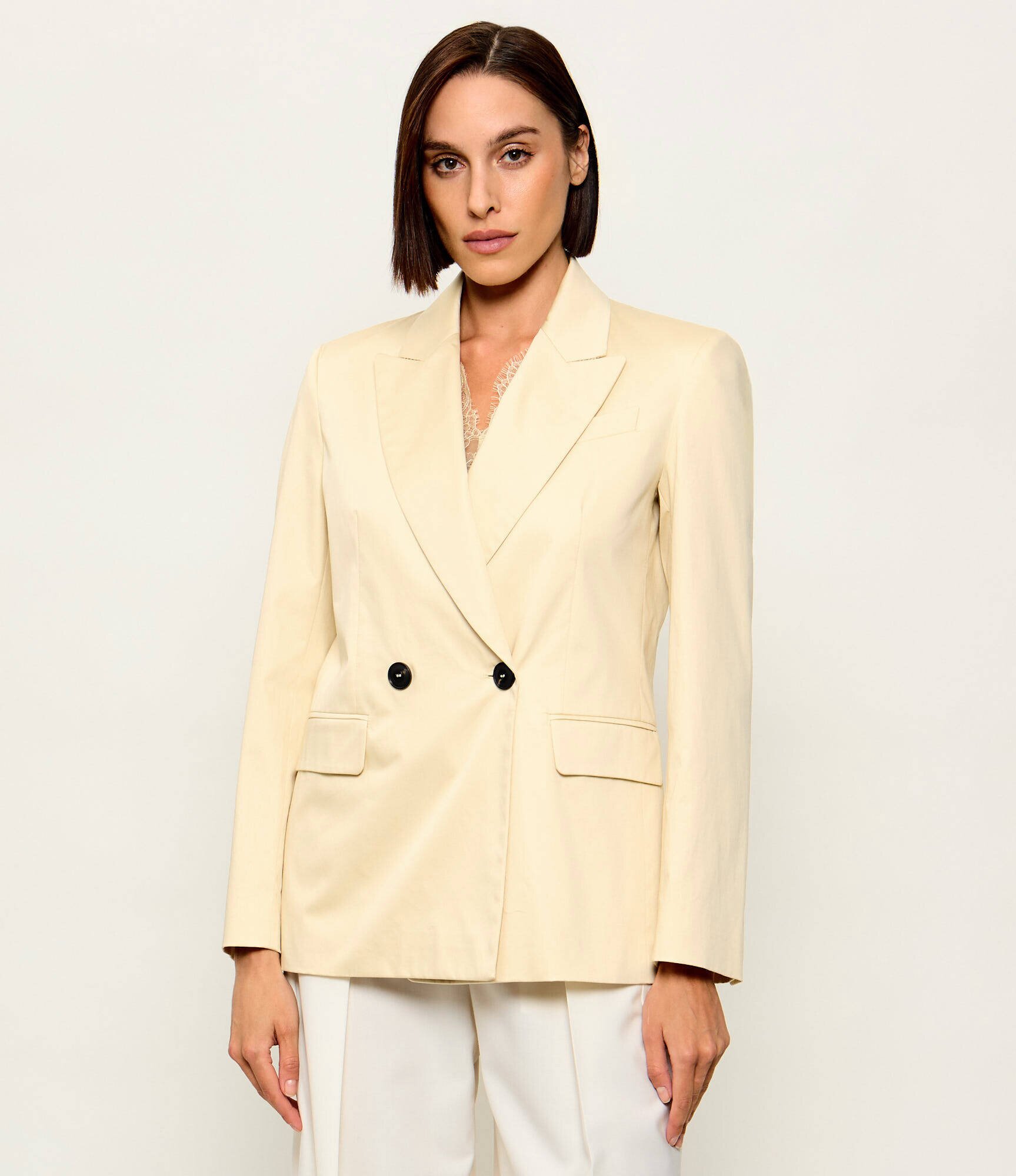 Max&Co De satin sacou Mcogiraffa | Relaxed fit