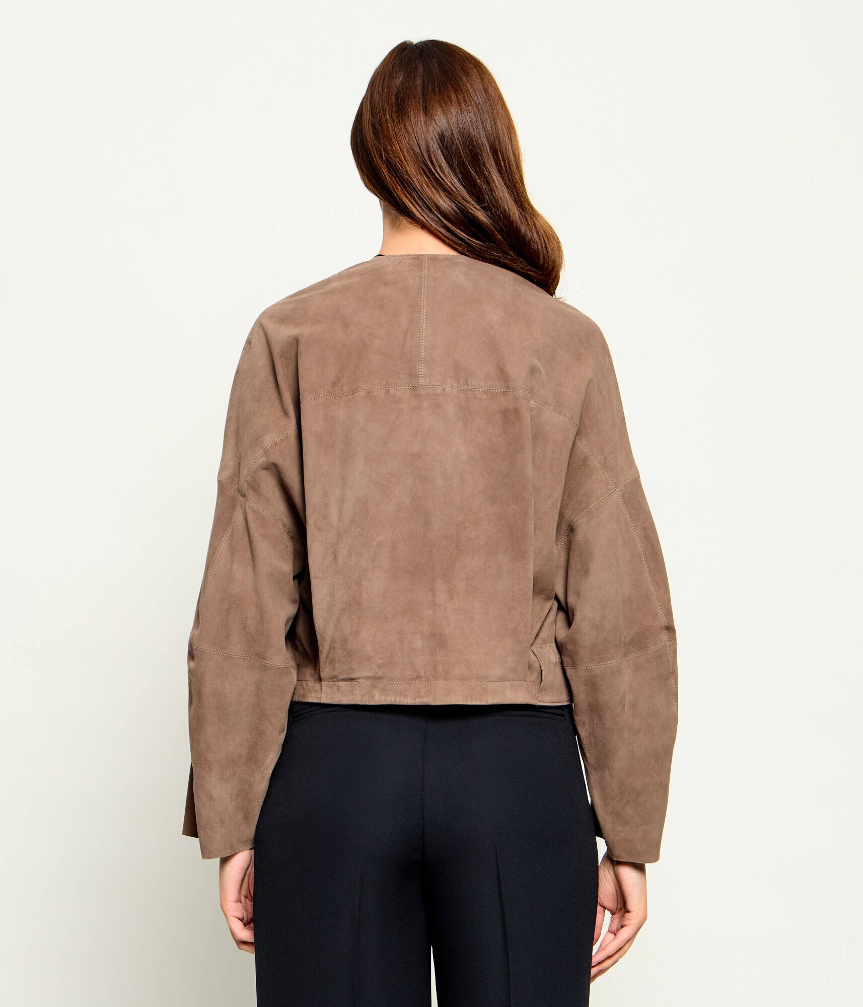 Max&Co Geacă Mcocurva | Loose fit | piele întoarsă