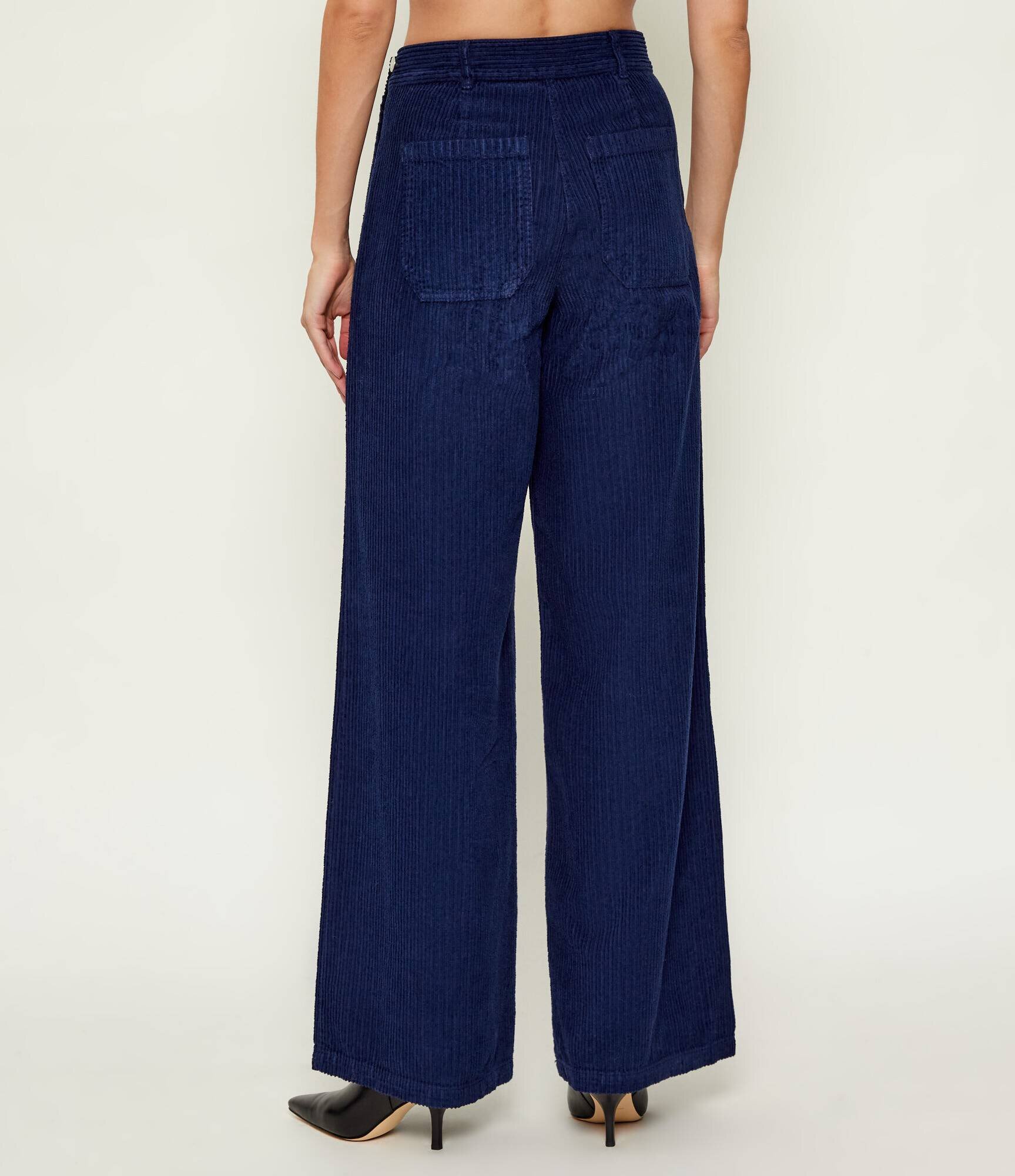 Max&Co Pantaloni GINOSA | Relaxed fit | catifea reiată
