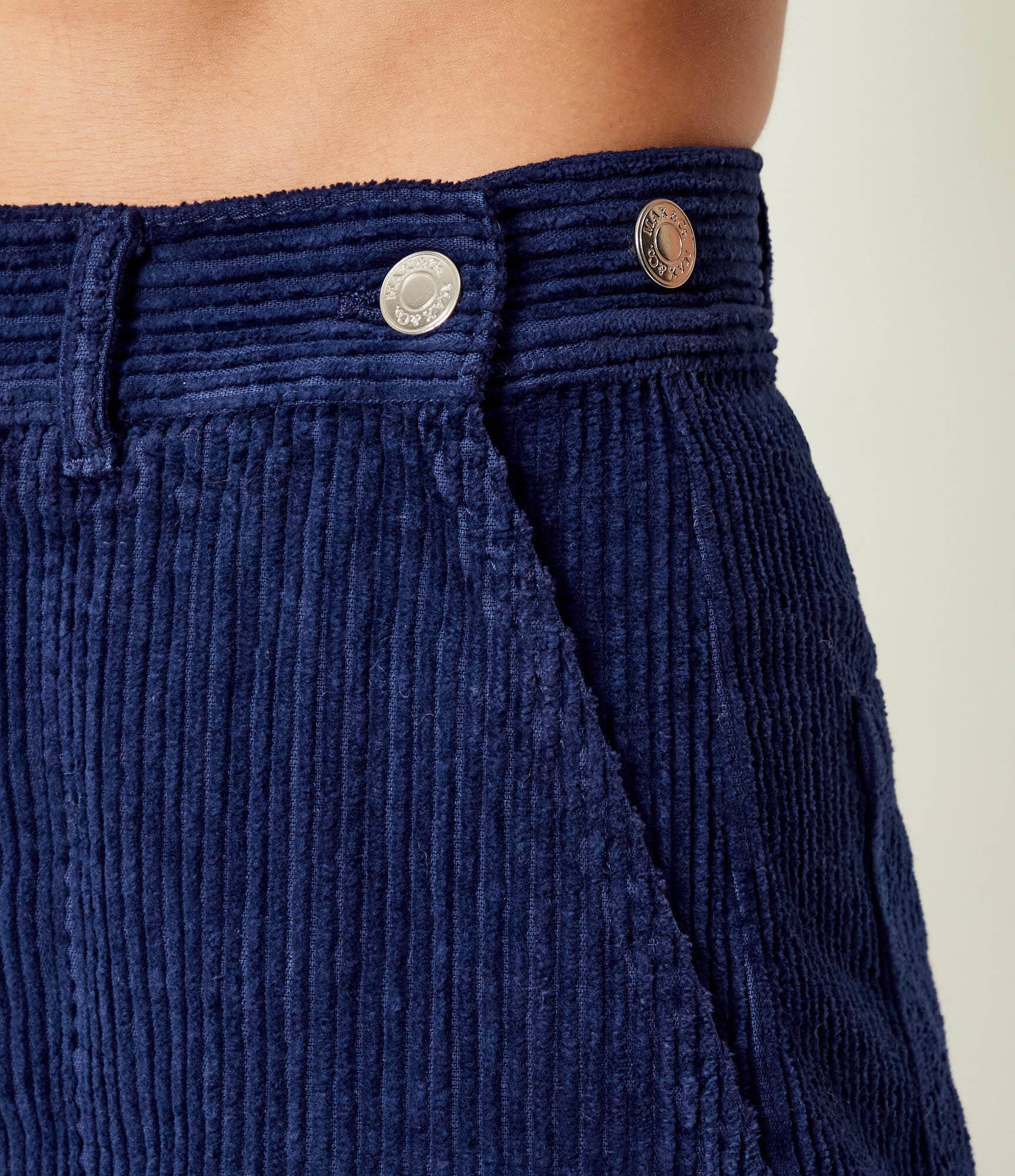 Max&Co Pantaloni GINOSA | Relaxed fit | catifea reiată