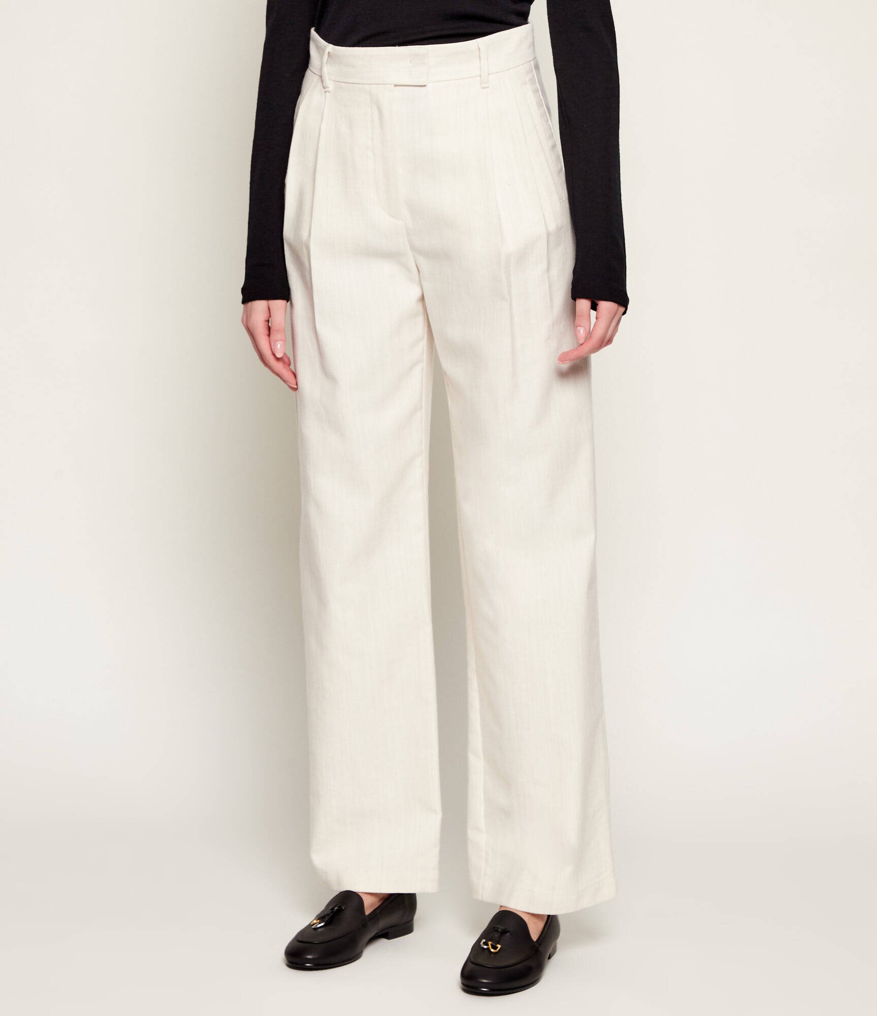 Max&Co Pantaloni MCOADORNO | Loose fit cu adaos de lână
