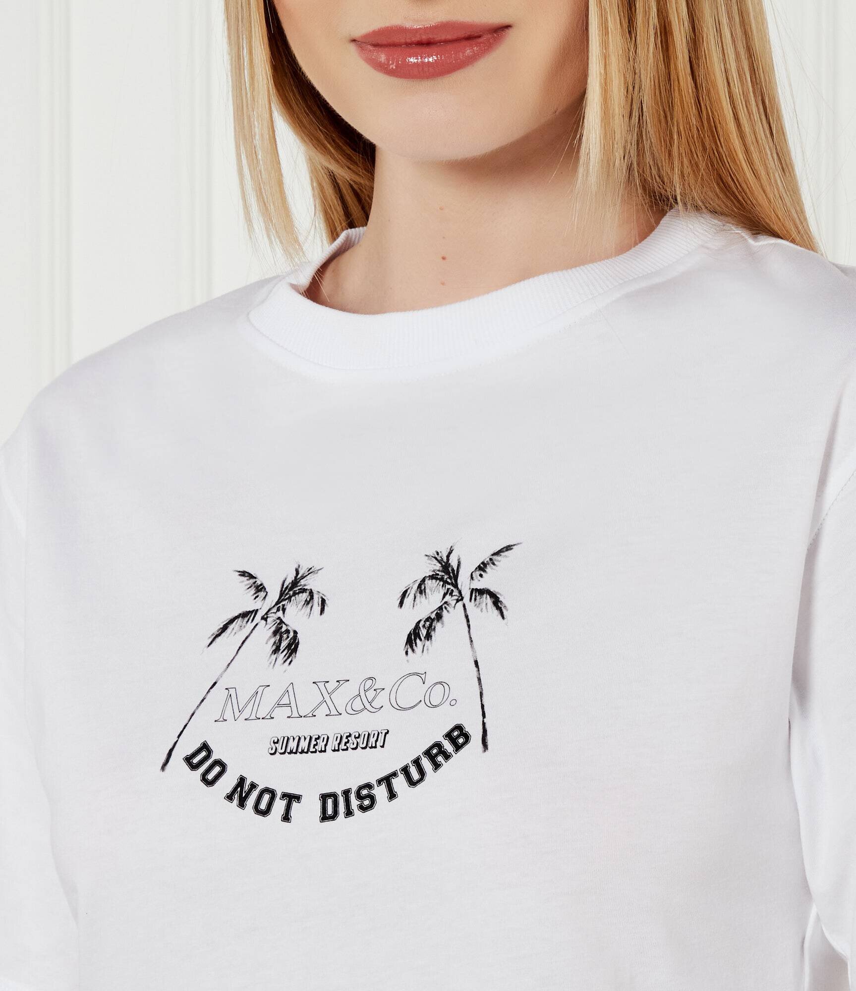 Max&Co Tricou BABELE OPTICAL | Cropped Fit