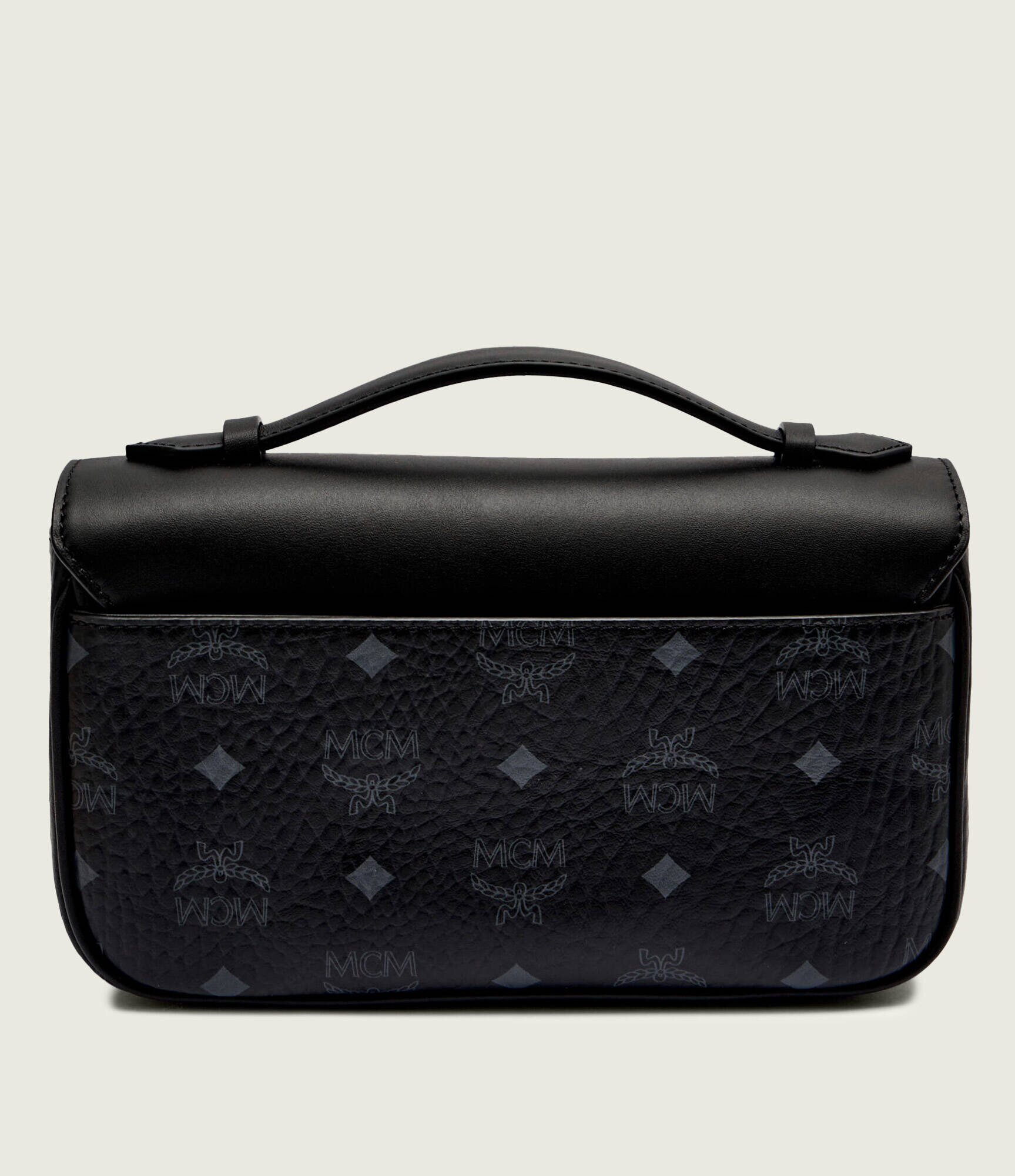 MCM De piele geantă poștaș Tracy VI