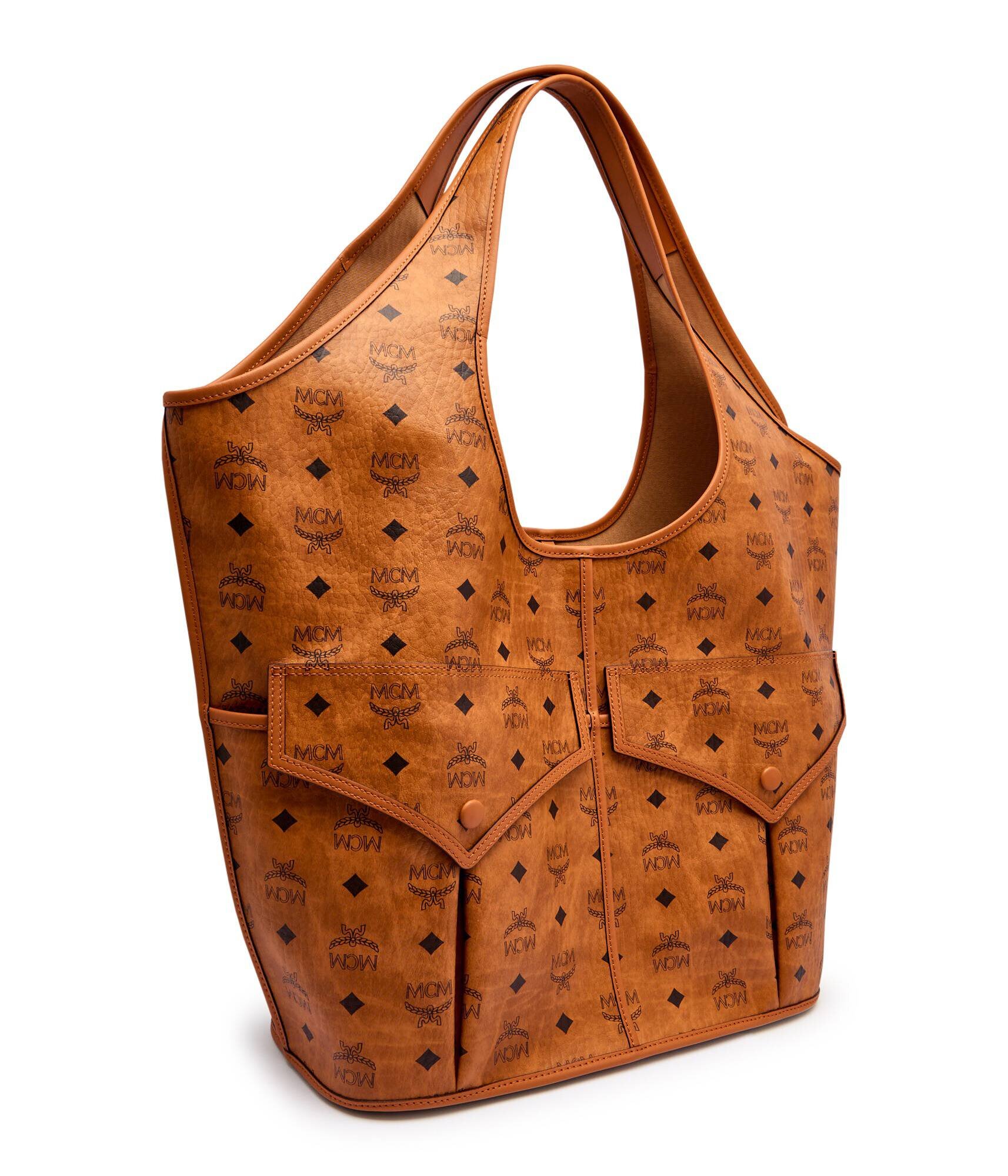 MCM De piele geantă shopper Leni