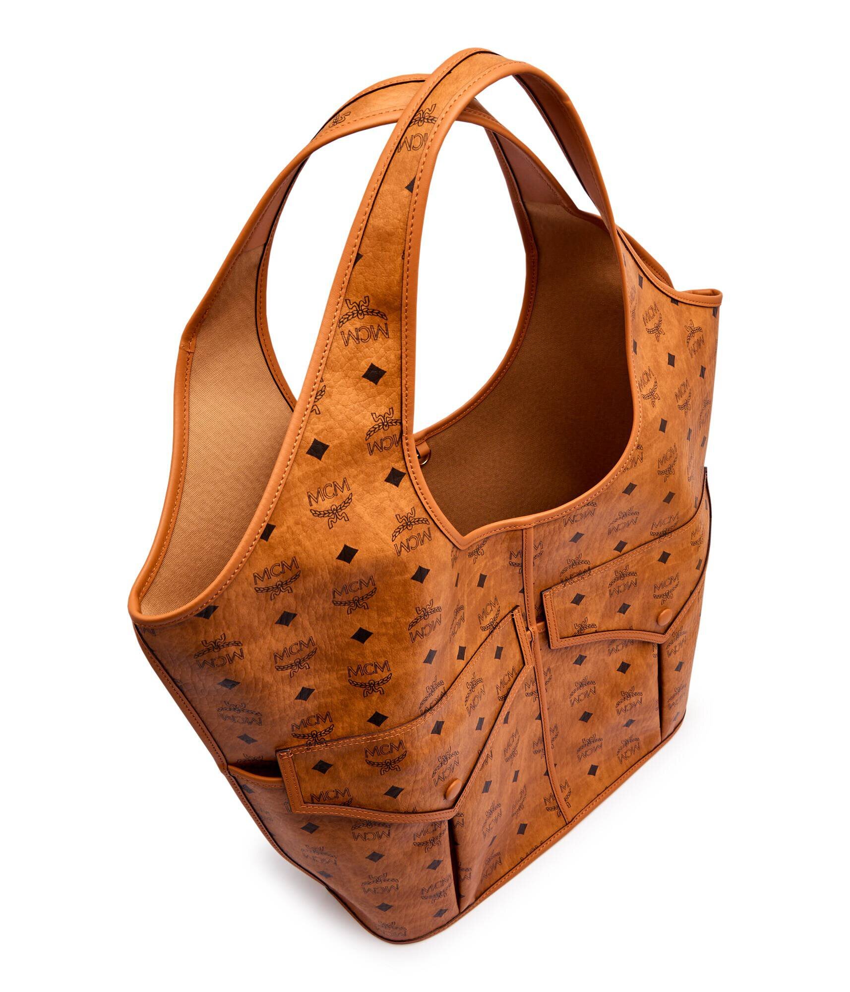 MCM De piele geantă shopper Leni