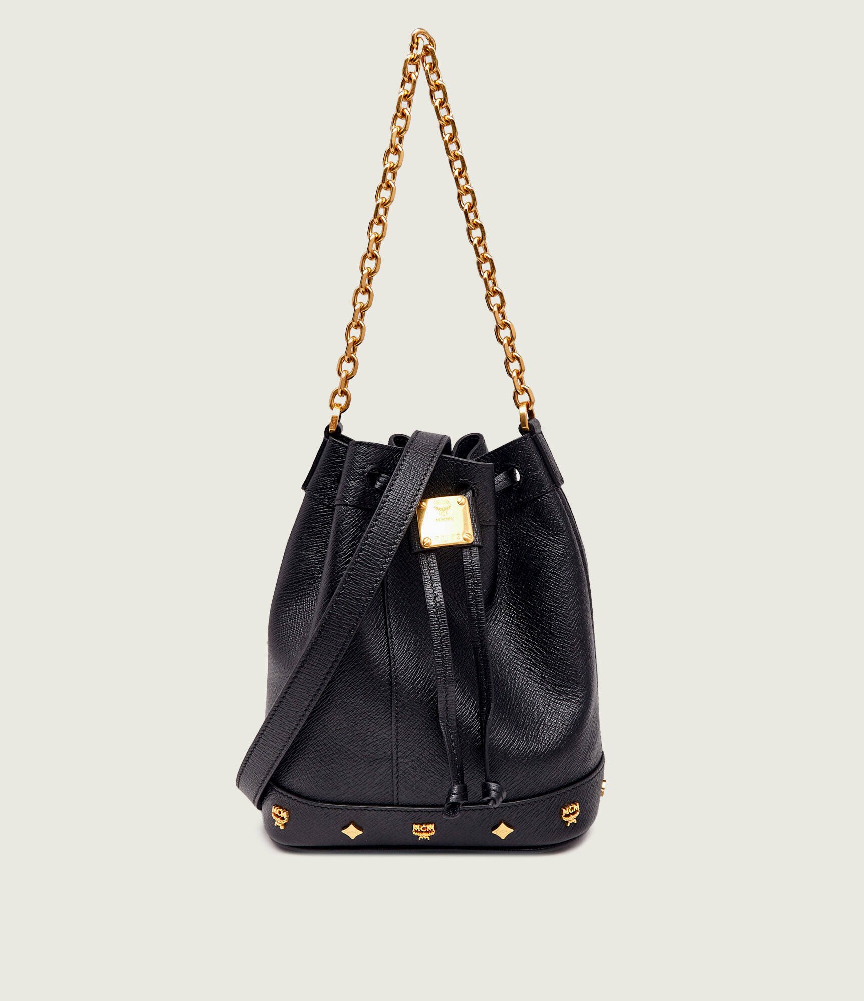 MCM De piele geantă tip sac Pina