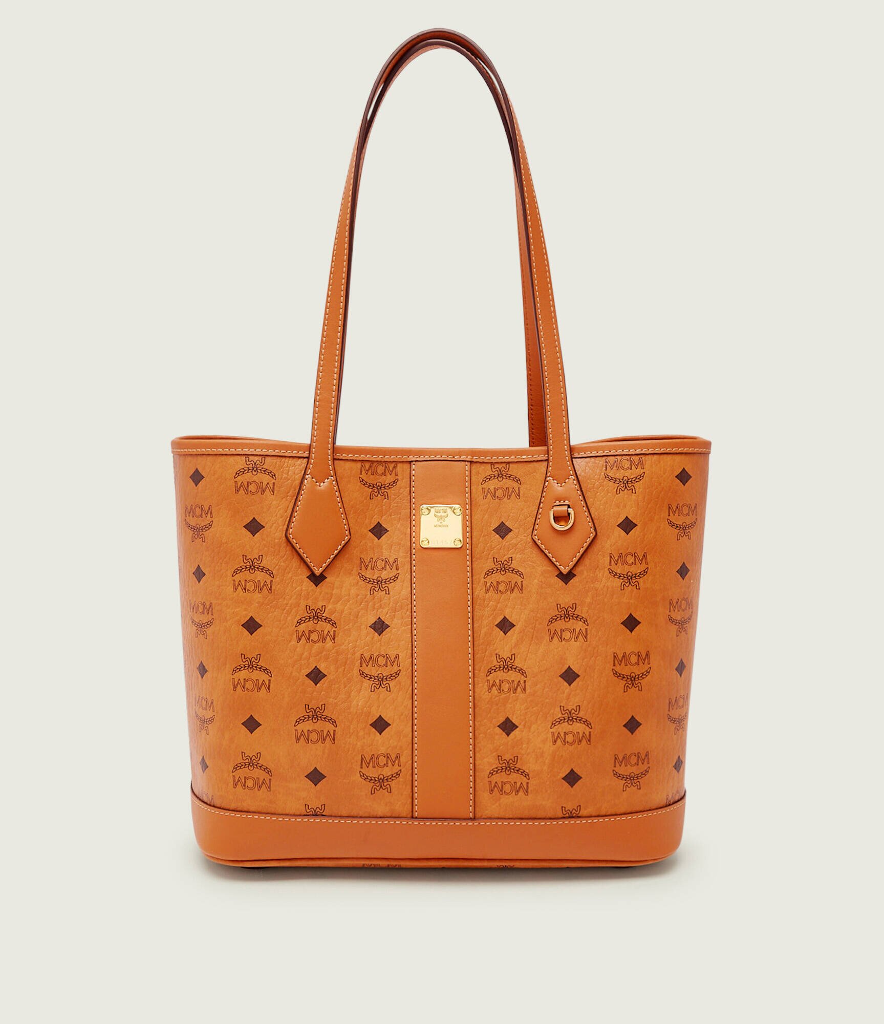 MCM Geantă shopper + borsetă Liz cu adaos de piele
