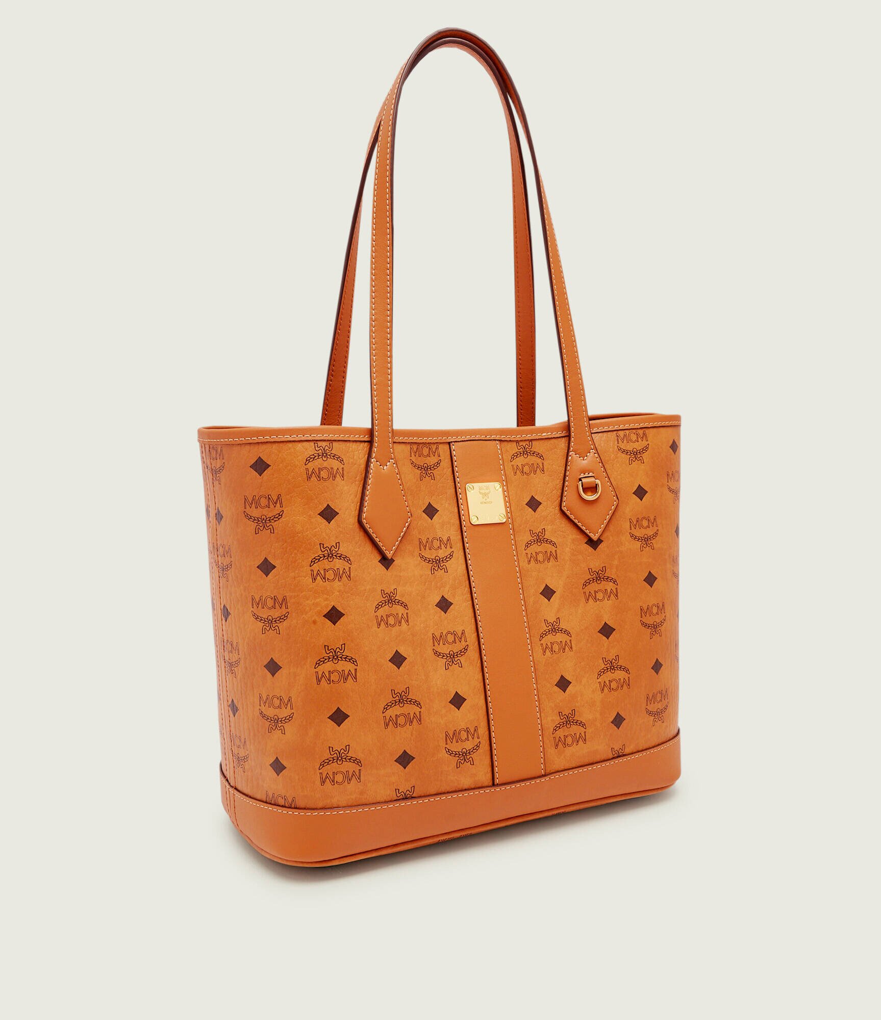 MCM Geantă shopper + borsetă Liz cu adaos de piele