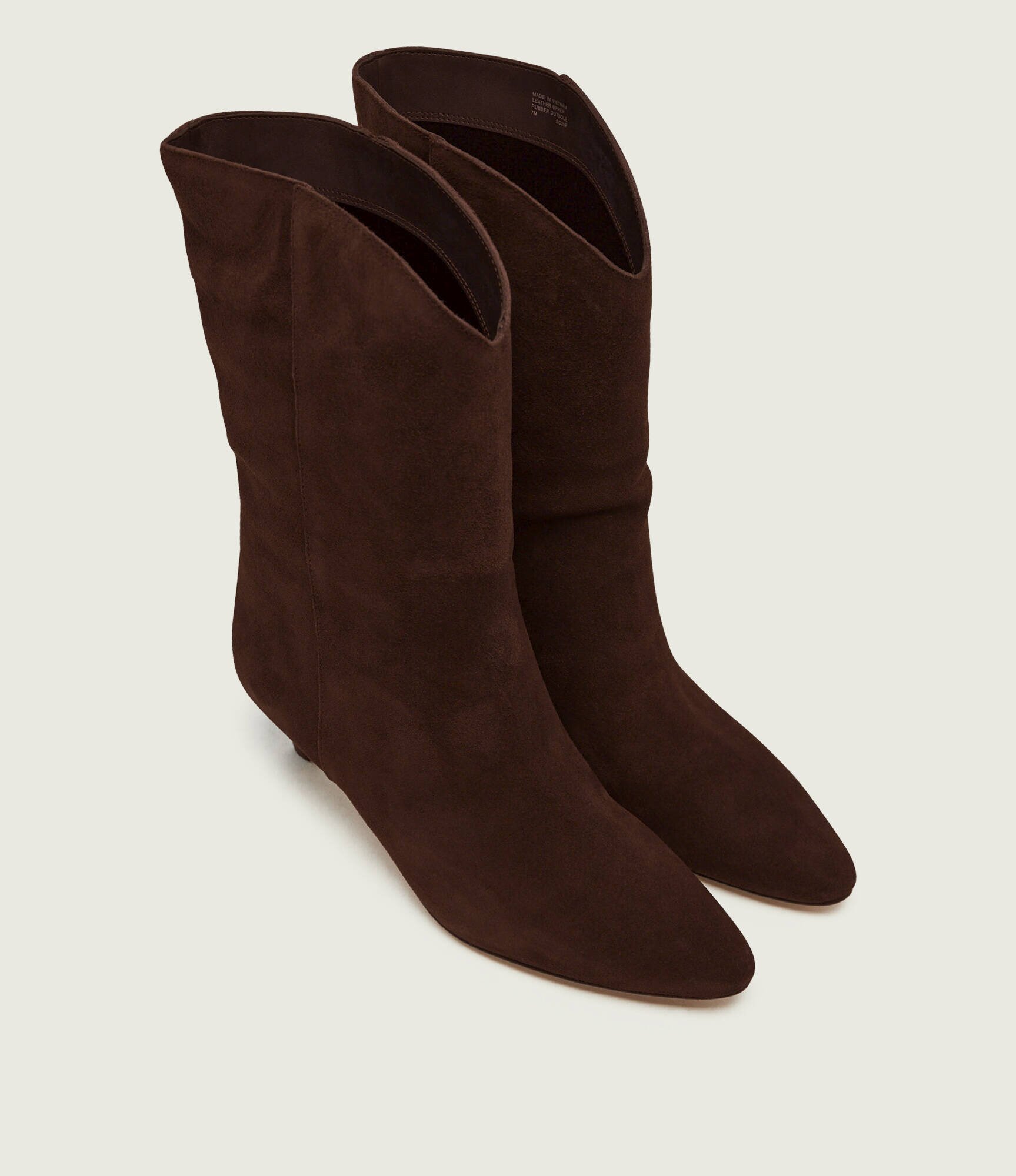 Michael Kors Botine cu toc Daniela | piele întoarsă