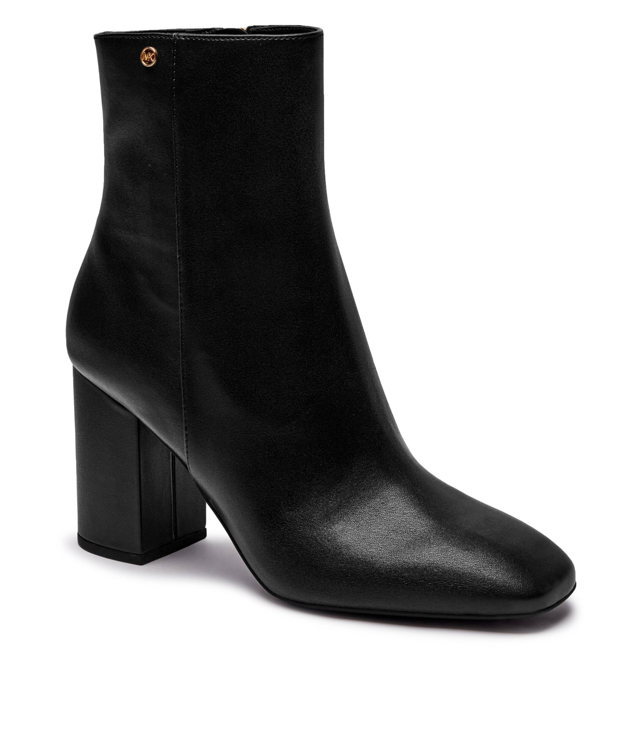 Michael Kors Botine cu toc Hazel cu adaos de piele