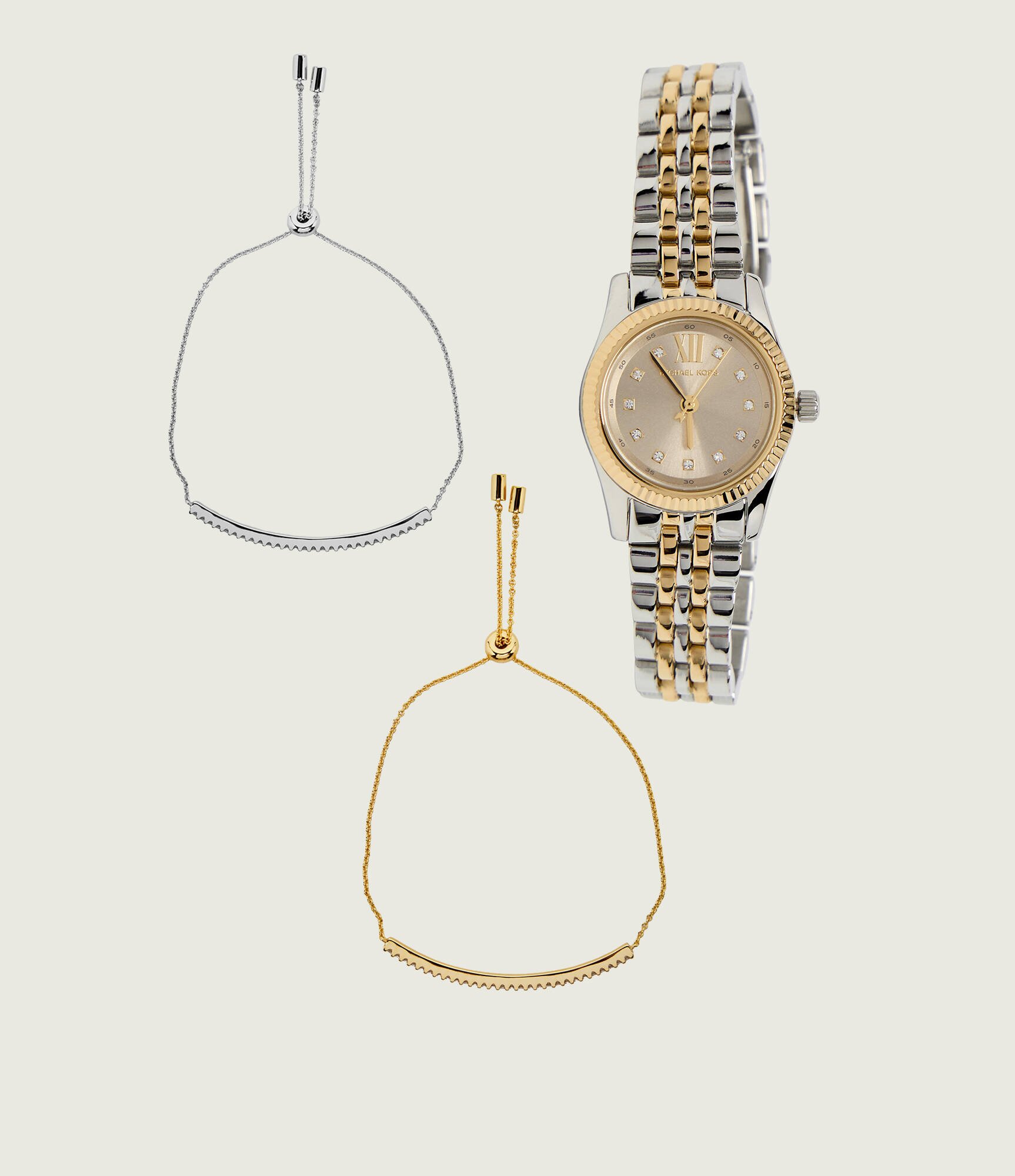 Michael Kors Ceas + brățări Lexington MK4815SET