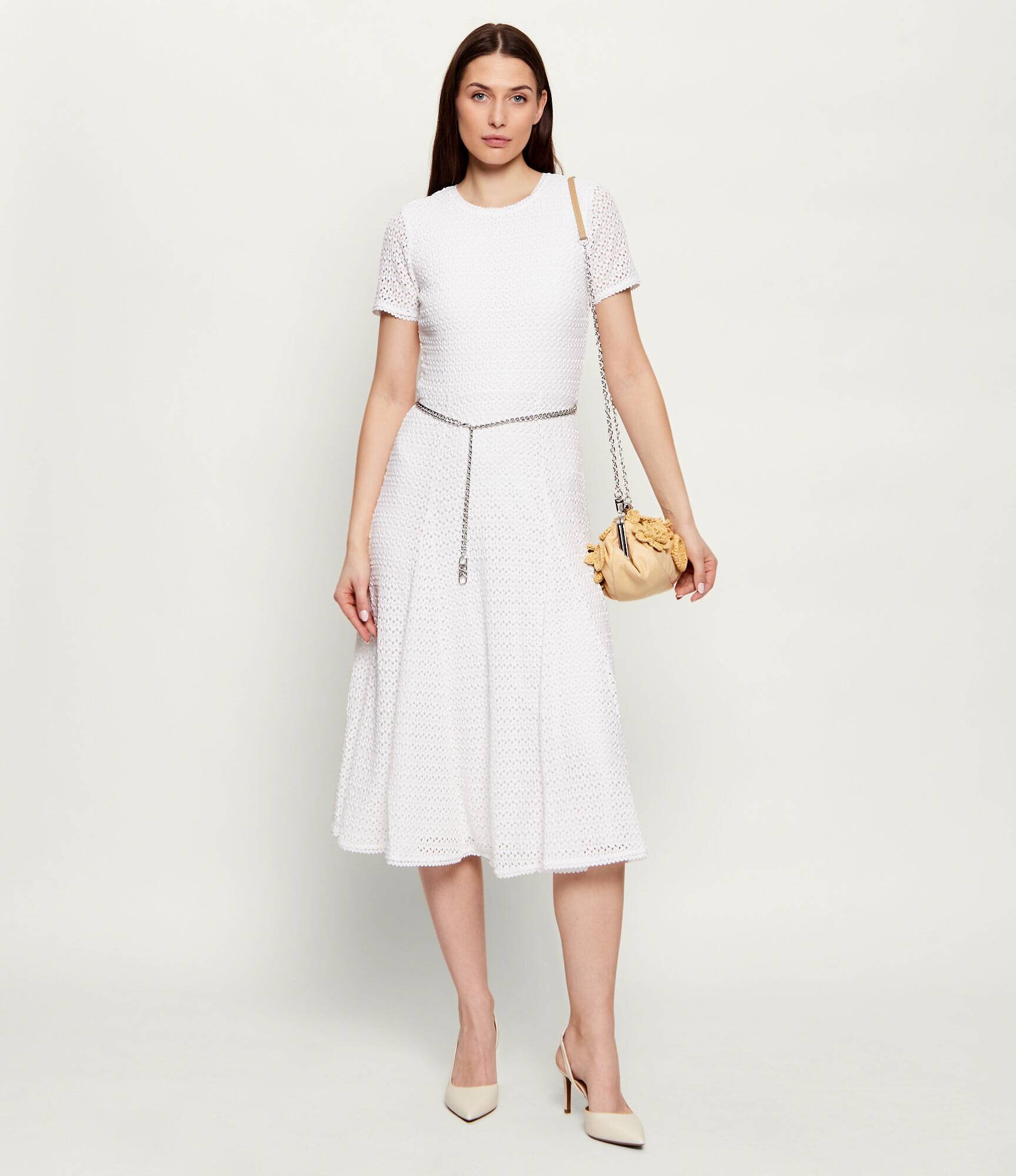 Michael Kors De dantelă rochie cu cordon